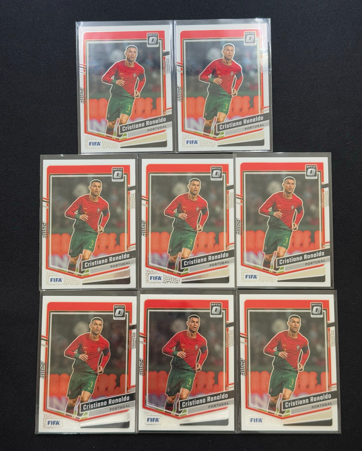 2023-24 Panini Donruss Cristiano Ronaldo 【小贝代拍】FIFA 杜蕾斯 葡萄牙 皇马 尤文 曼联 总裁 C罗 O版 Base 7张 不保卡品 拍前看描述 XNP