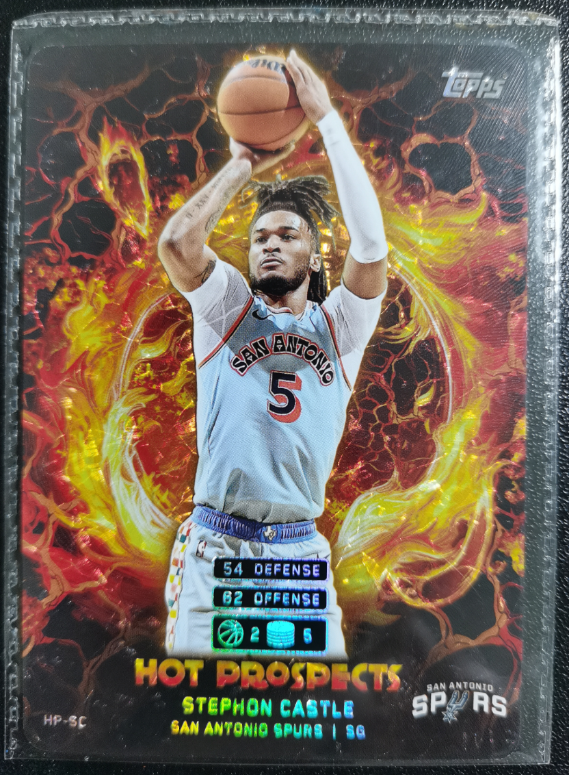 2025 Topps Match Attax Stephon Castle 圣安东尼奥马刺 游戏版 收藏凑套 卡品如图 免费代拍(XS004)