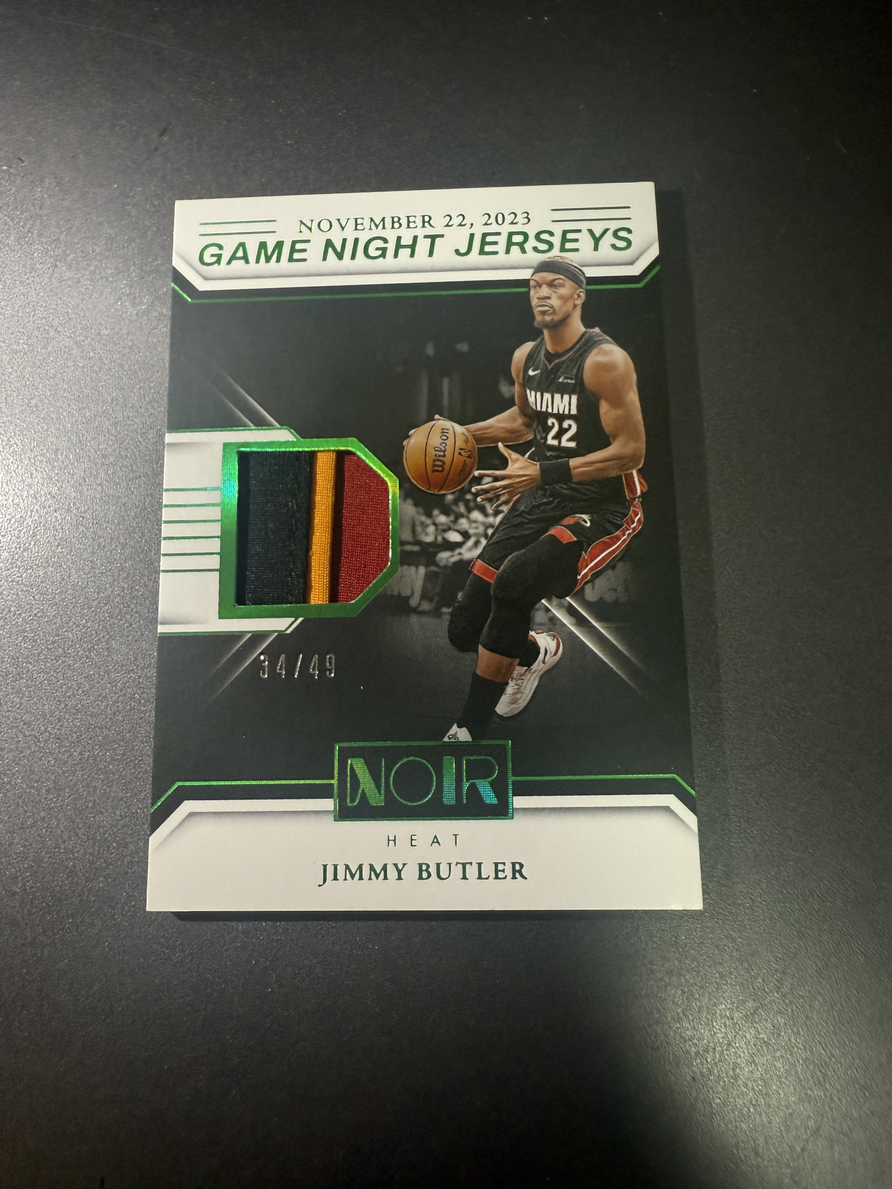 2024-25 Panini Noir Jimmy Butler 吉米巴特勒 PATCH 暴力切割 49编 热火队 T