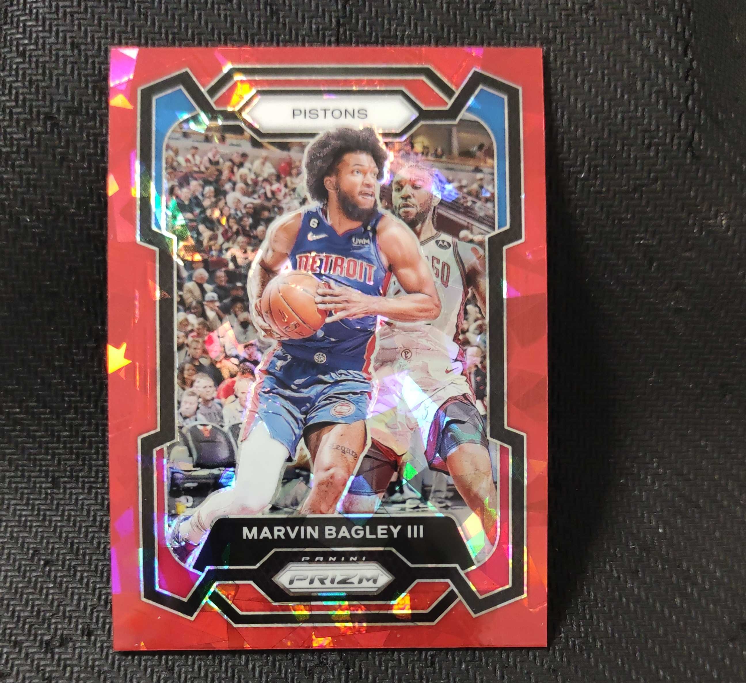 2023-24 Panini Prizm Marvin Bagley III 马文 巴格利 红碎冰折 折射 活塞队 收藏必备 可累计 接代拍