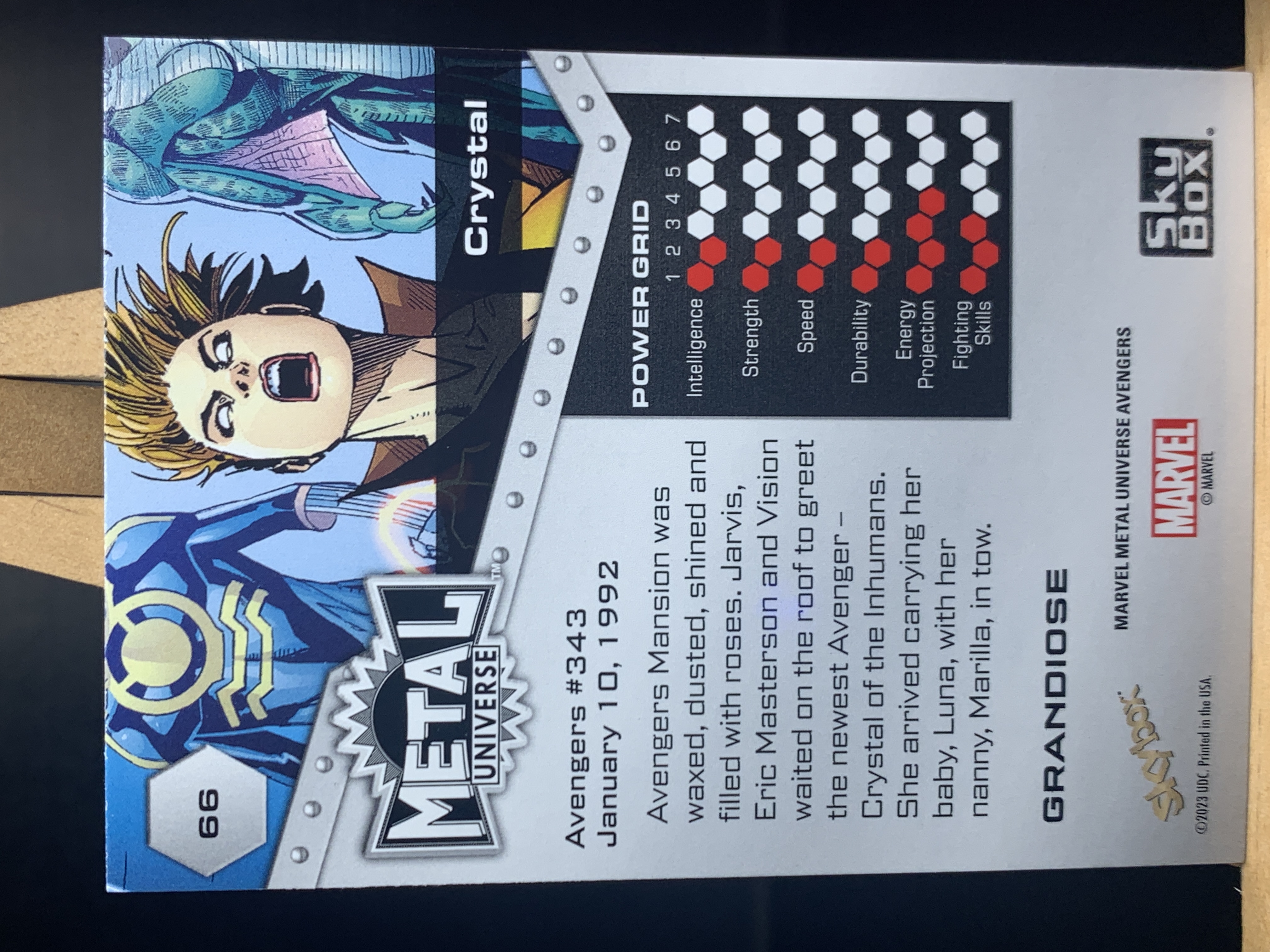 (S7)2023 SKYBOOX Marvel 漫威 折射 水晶 实卡好看 收藏凑套必备 卡品如图 !!!