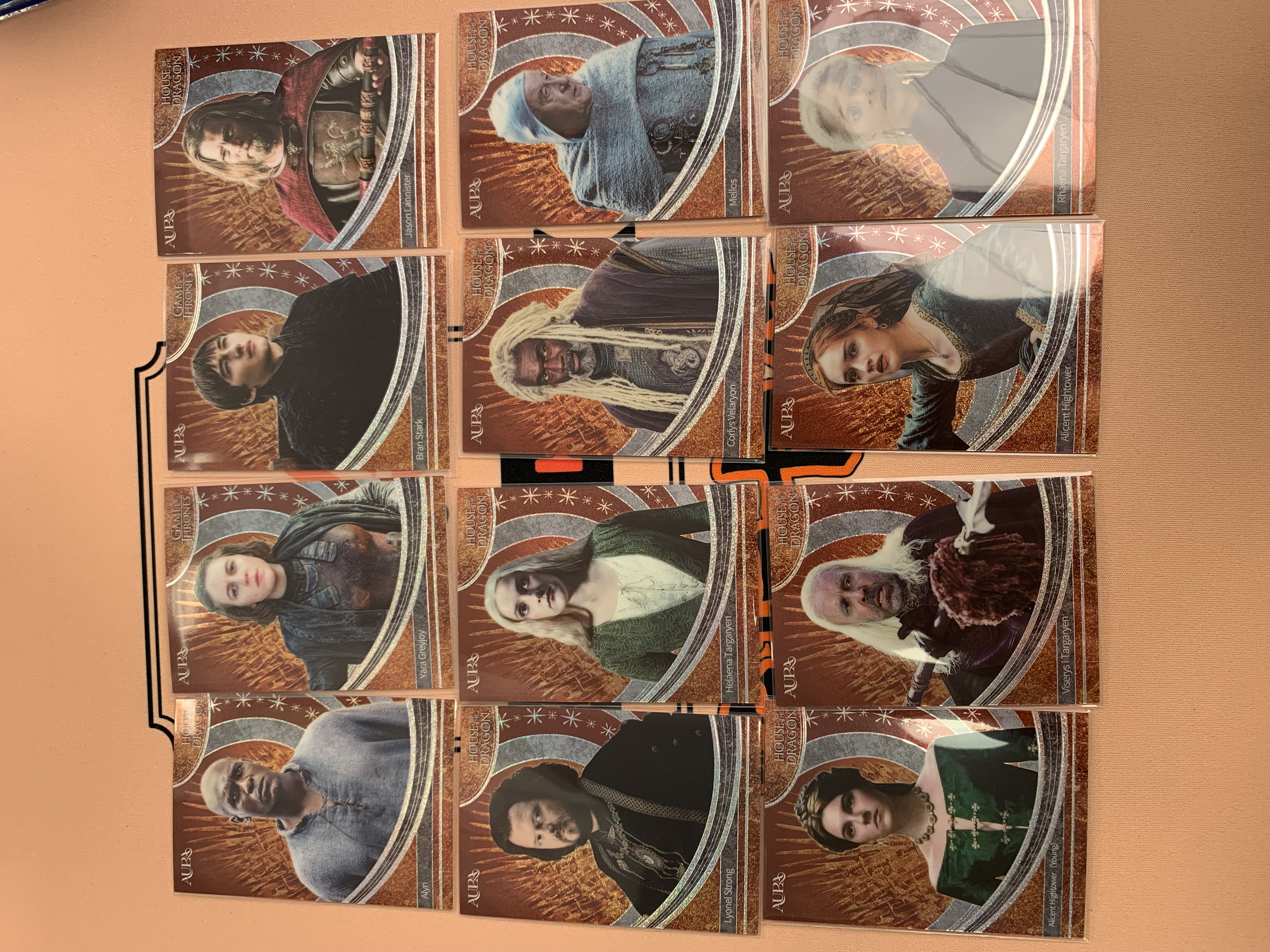 2025 Kakawow 权力的游戏 权游 12张lot 橙折/75 不重复 卡品如图 关联:龙妈 雪诺 弥桑代 迪士尼 topps