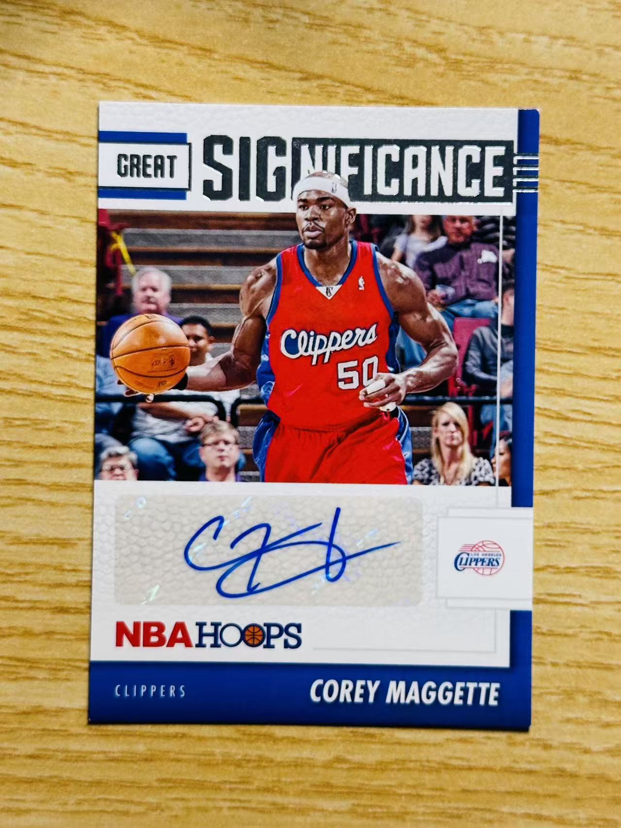 2021-22 Panini NBA Hoops Corey Maggette 嘿嘿代卖 科里 马盖蒂 签字 快船 收藏必备