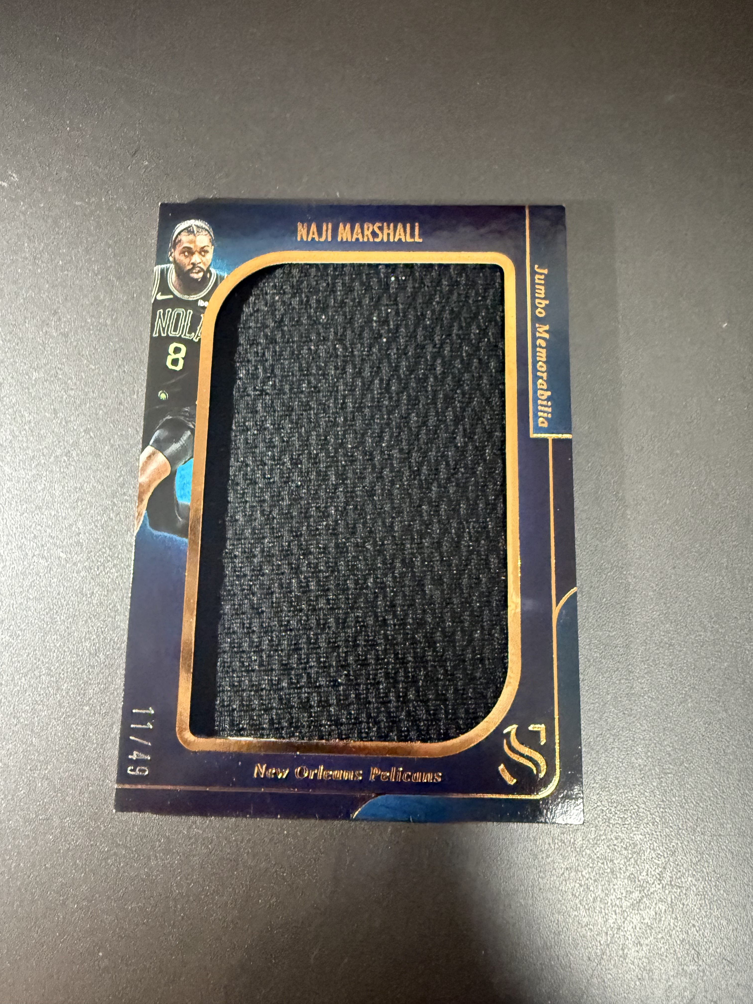 2024-25 Panini silhouette Naji Marshall 纳吉 马绍尔 剪影 球衣 大窗 GU 亲穿球衣 件