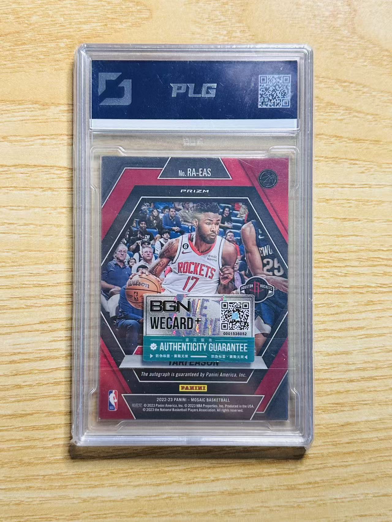 2022-23 Panini Mosaic Tari Eason RC #RA-EAS 塔里 伊森 马赛克 火箭 马赛克折 签字