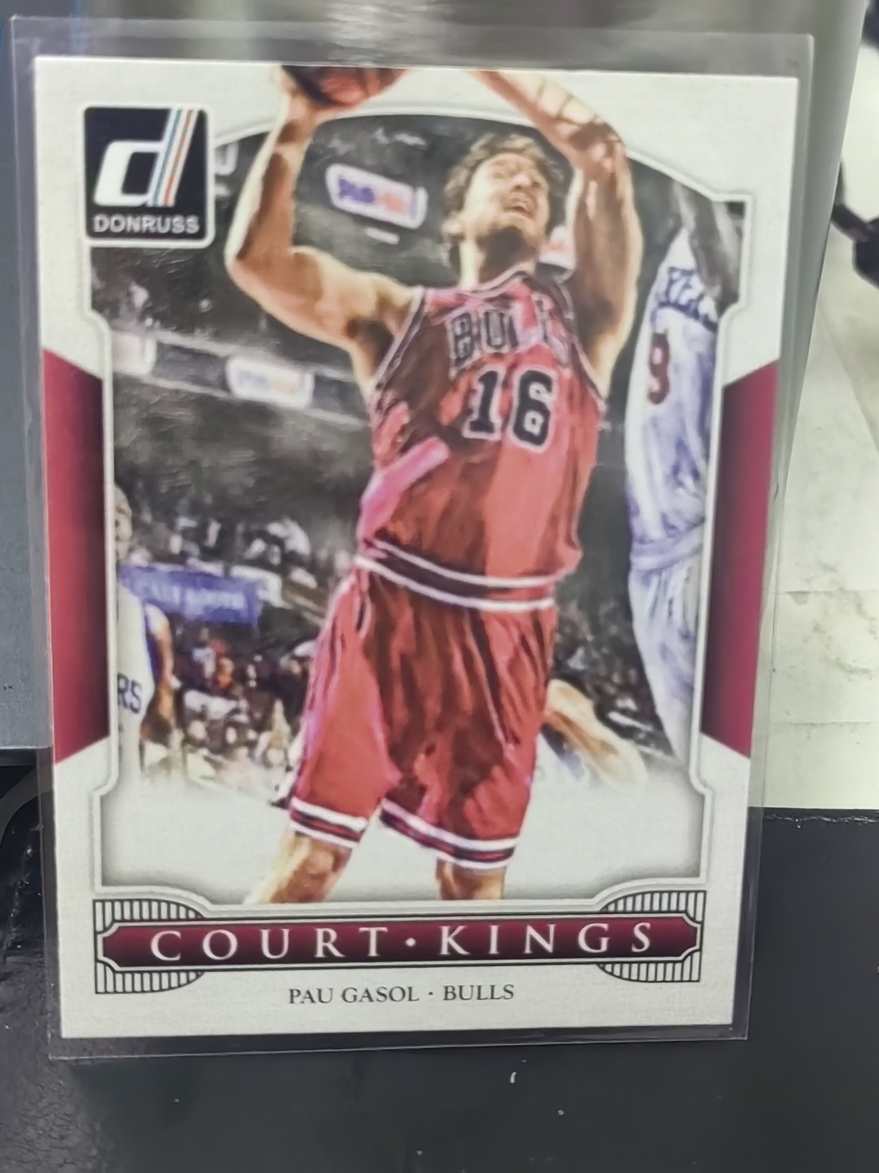 2014-15 Panini Donruss Pau Gasol 杜蕾斯 保罗加索尔 公牛 COURT KINGS 球场之王 篮 白边白角 不保卡品 卡品如图