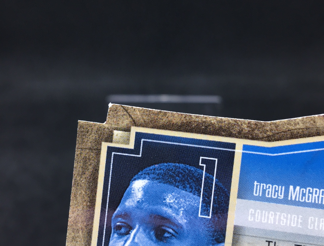 【DC拍卖】11.17 FLEER AUTHENTIX 大比例异形切割特卡 经典老特 实卡美如画 名人堂名宿 四大分卫之一 T-MAC 麦迪(微瑕)