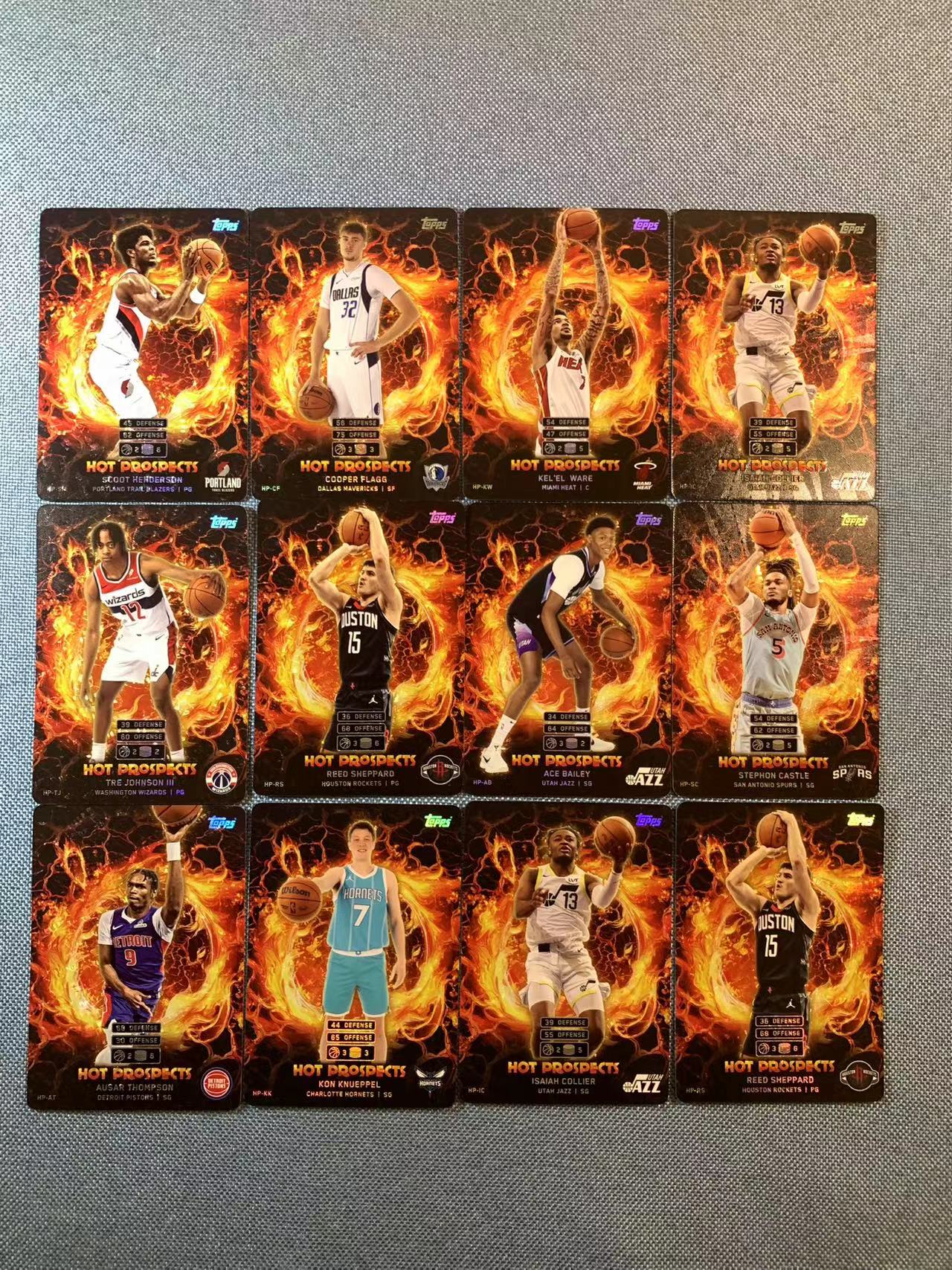 (詹叔代拍)2025-26 topps attax 游戏版 卡游联名 谢泼德 科林斯 亨德森 约翰逊 汤普森等 特卡 折射 特卡 折射 一图多张打包 顺丰寄付 i3