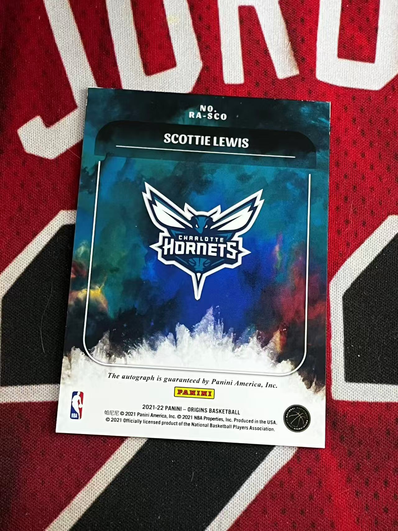 【接寄拍费率低至5%含卡淘手续费】2021-22 PANINI ORIGINS 起源系列 黄蜂 新秀RC 斯科蒂刘易斯 签字卡 卡签 专收凑套必备【烂臭嘴拍卖】