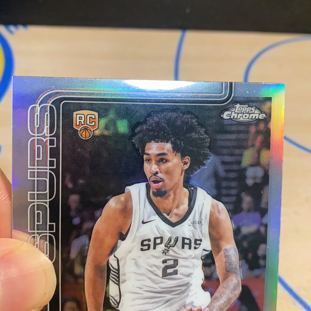 2025-26 Topps Chrome Dylan Harper RC Topps chrome Tc 迪伦 哈珀 新秀 正银折 折射 #6 潜力新秀 卡品如图 凑套必备
