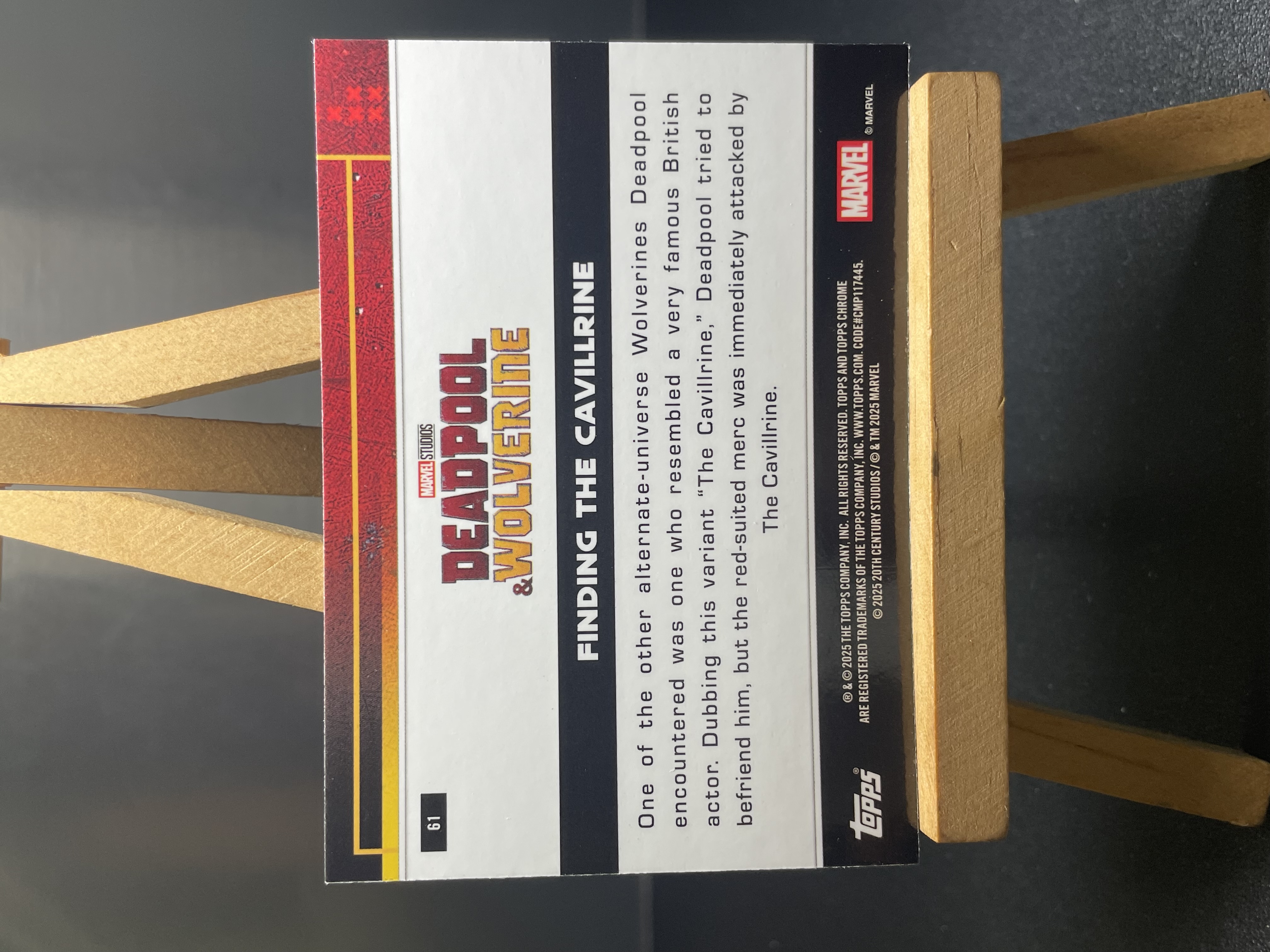 (B5)2025 TOPPS Hyper折 金刚狼 实卡好看 收藏凑套必备 卡品如图 !!!