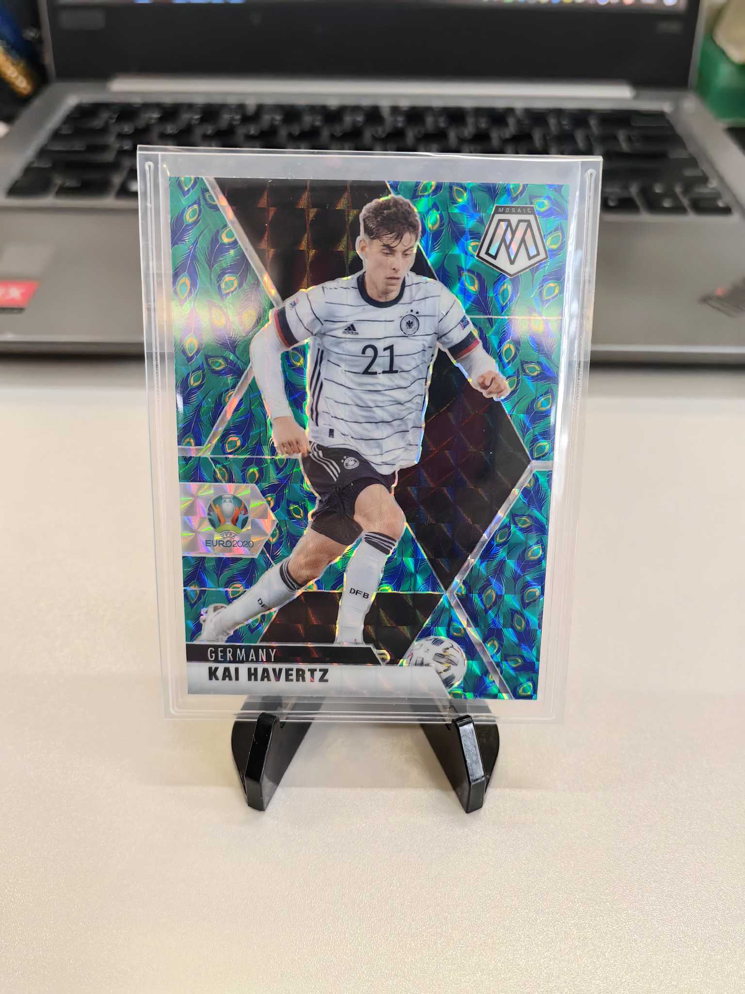 Panini Mosaic 欧洲杯 马赛克 Kai Havertz 凯·哈弗茨 孔雀折 大比例 德国 勒沃库森 切尔西 阿森纳 又帅又能踢 卡品通行 专收必备