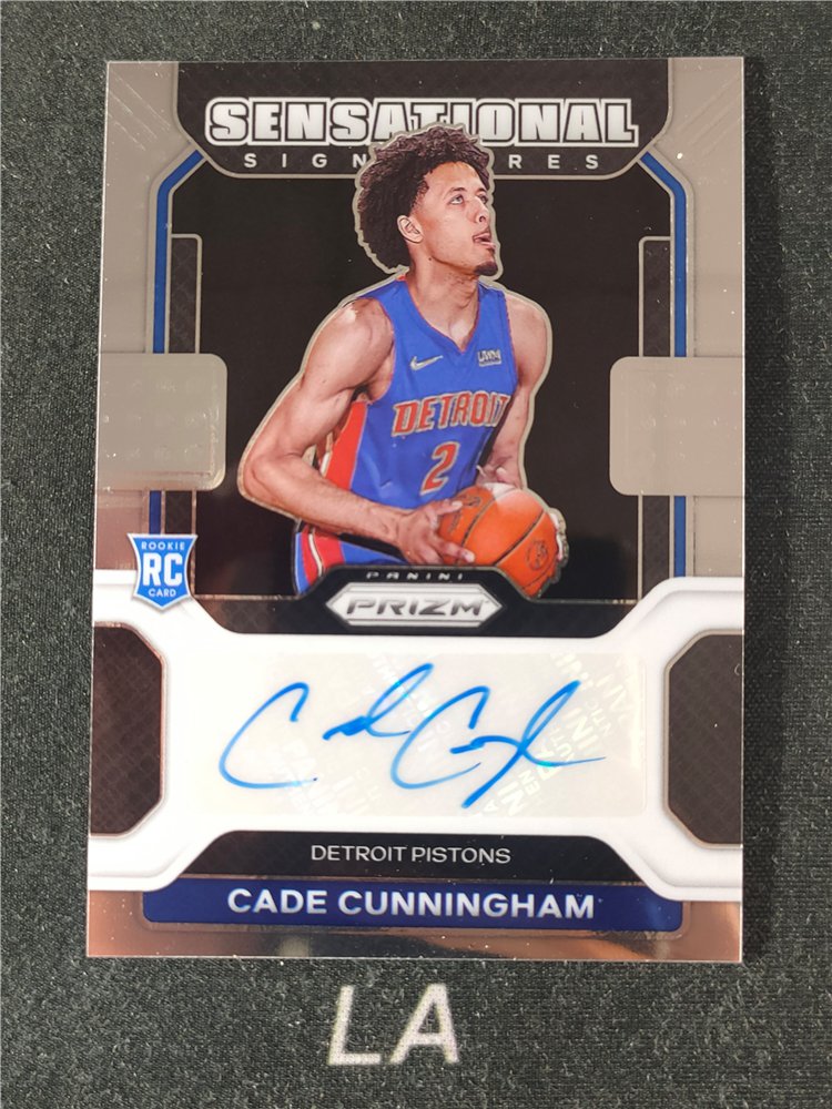 【LA拍卖】2021-22 Panini Prizm Cade Cunningham 新秀RC 凯德 坎宁安 康宁汉姆 CC 活塞状元