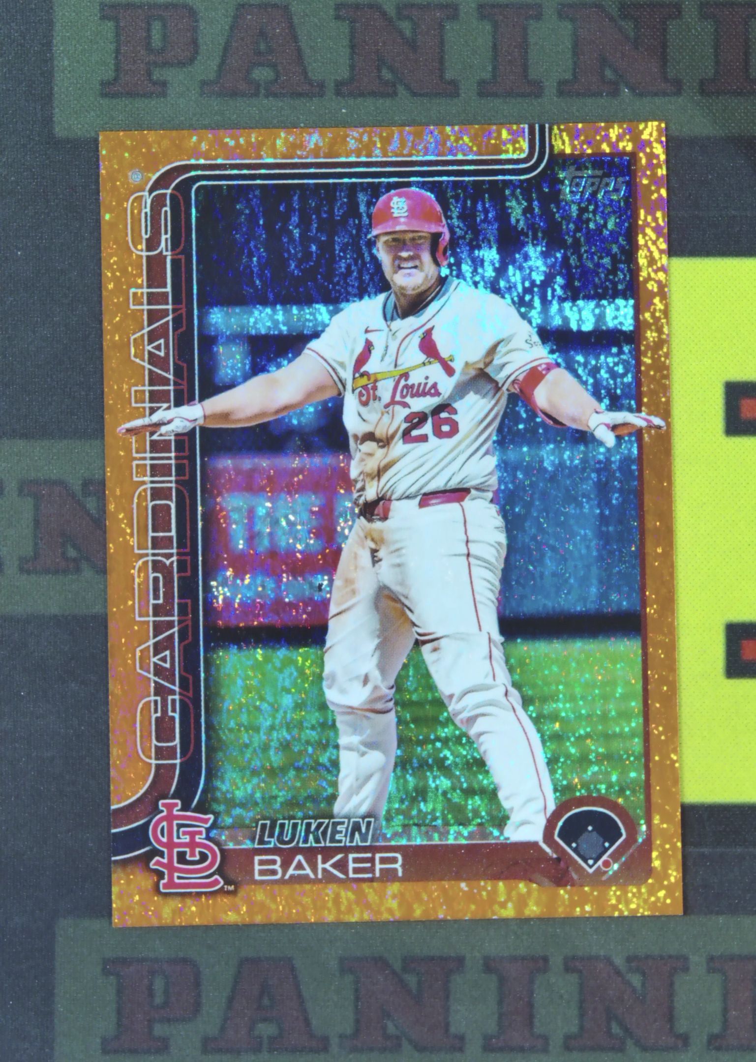 2025 Topps Update Luken Baker Nirvana Project 卢肯 贝克 圣路易斯红雀 22/25 橙闪 折射 独占 卡品如图 收藏必备 吴¥