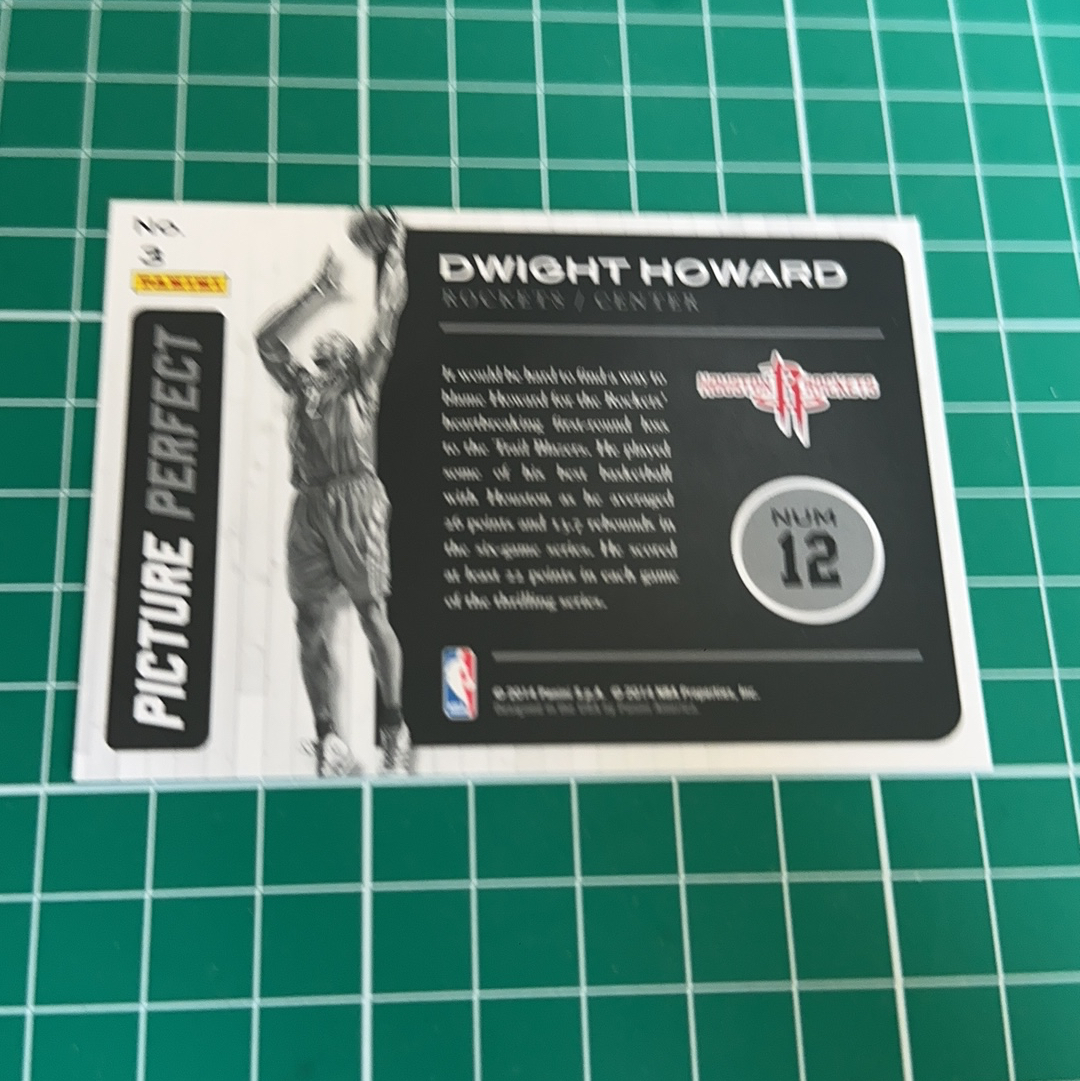 2014-15 Panini Americana Dwight Howard S.p.a. 德怀特霍华德 魔兽 火花 大头特卡 闪卡 精美选图 多年老卡 绝版卡 稀有大比例