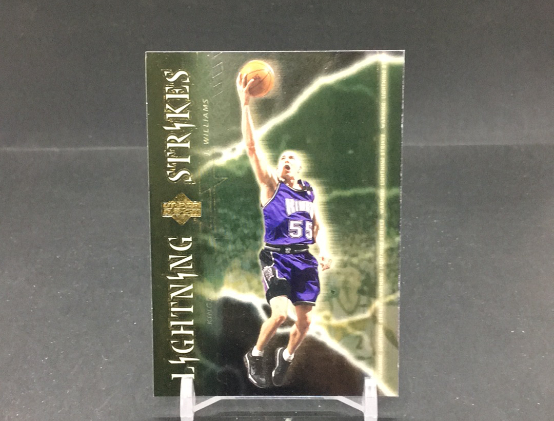 【DC拍卖】12.04 JTL UD 同名系列 大比例LIGHTNING STRIKE特卡 经典老特 实卡美如画 国王队名宿 华丽国王时期核心后卫 白巧克力 杰森 威廉姆斯