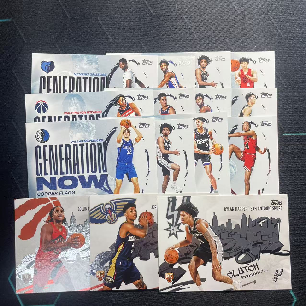 2025 Topps flagship 多球员 RC 【阿福代卖】弗拉格 哈珀 等 新秀 Generation Now 特卡 城市特卡 lot 打包 收藏必备(行行行A)