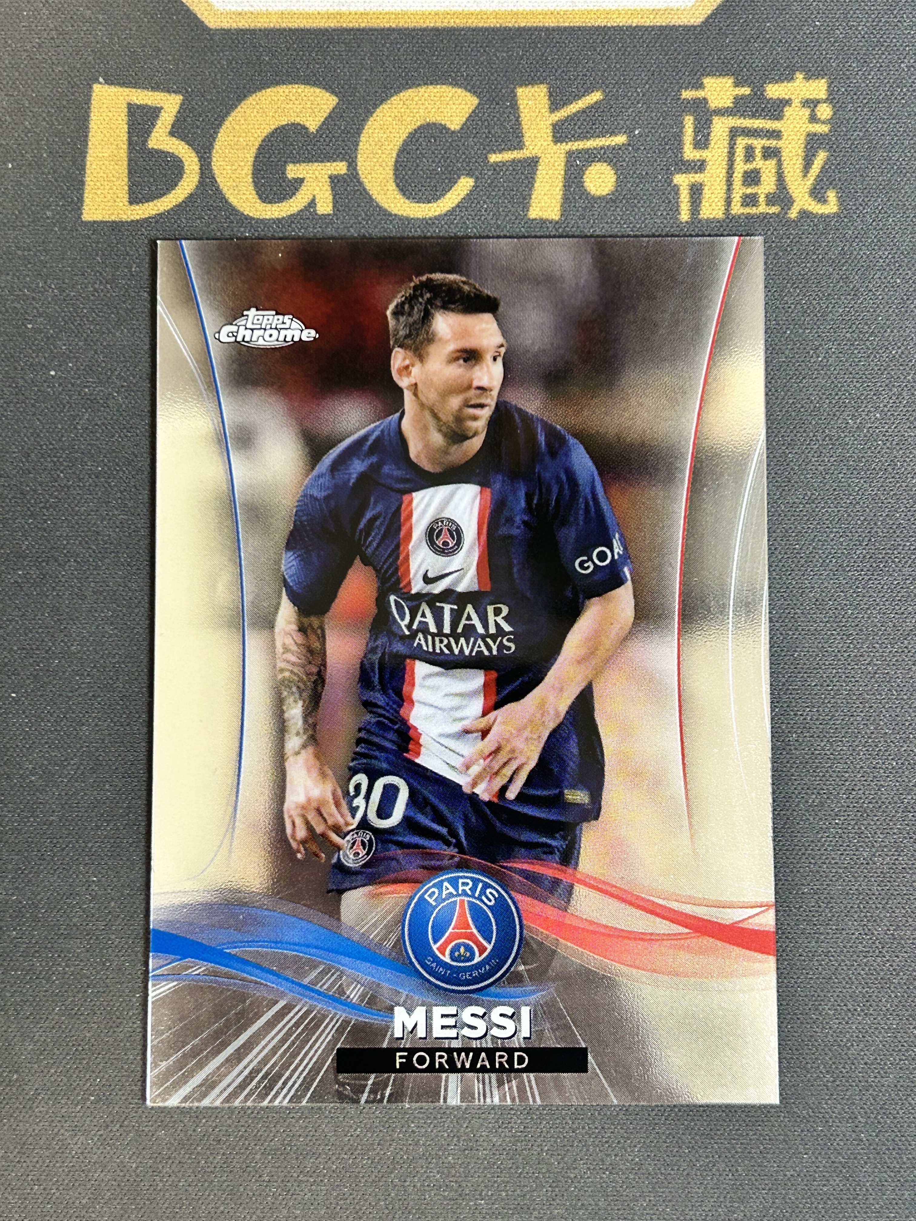 『BGC卡藏』2022-23 Topps Chrome Paris Saint Germain 巴黎圣日耳曼 高端队盒 Messi 梅西 74/99 卡品如图 ZY