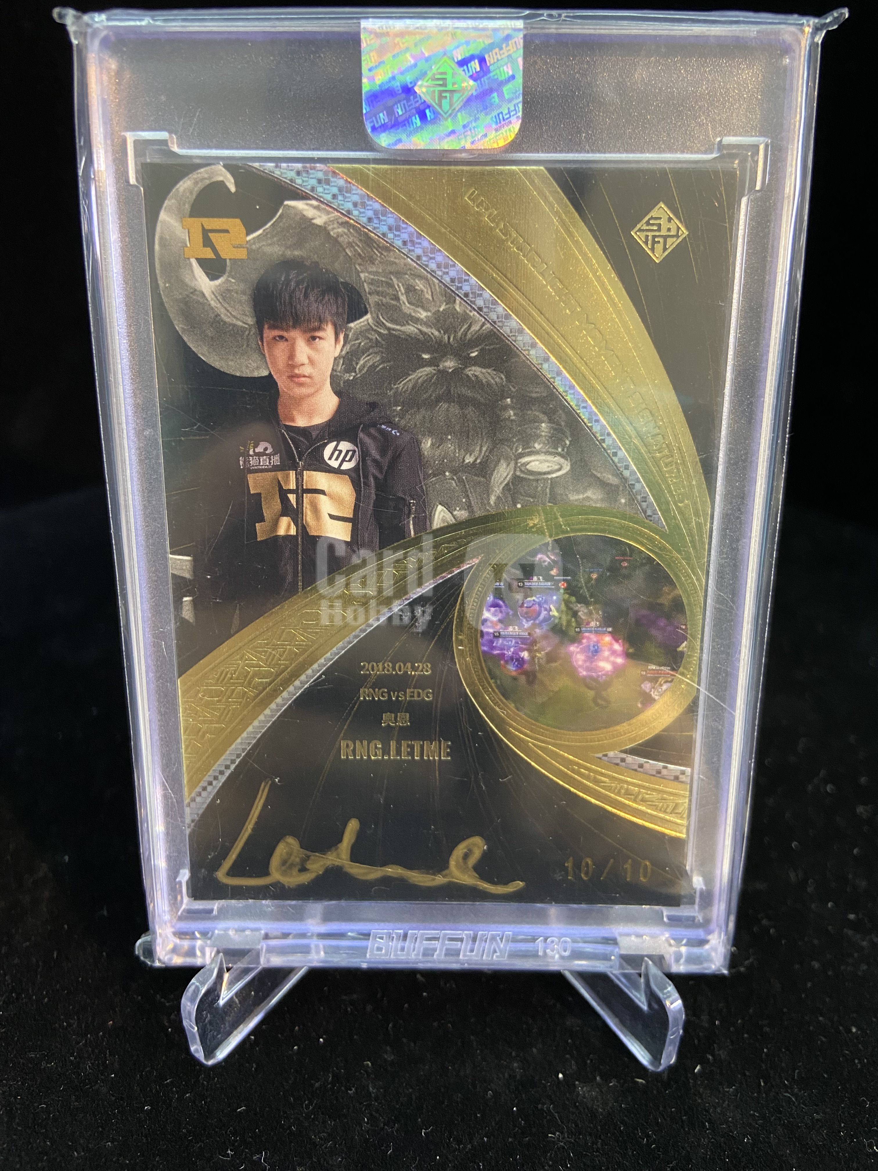 2025 Buffun LPL LETME 卡签 金笔 星光时刻签字卡 英雄签字卡 RNG 10/10 不凡玩品 英雄联盟 斗转星移 饭总