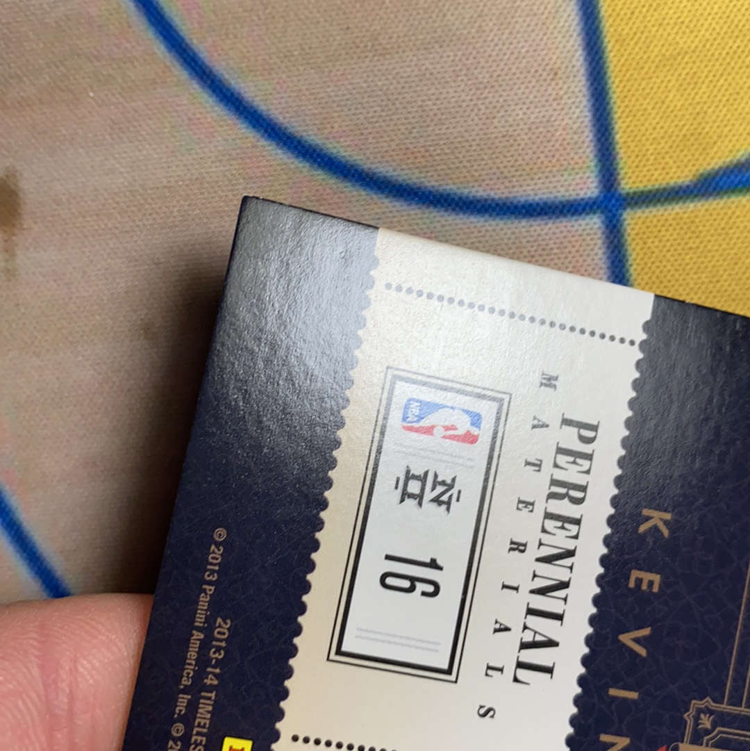 2013-14 Panini Timeless Treasures Kevin Durant 雷霆 凯文 杜兰特 落场球衣切割 物料 亲穿 小铁盒 卡品如图 凑套必备