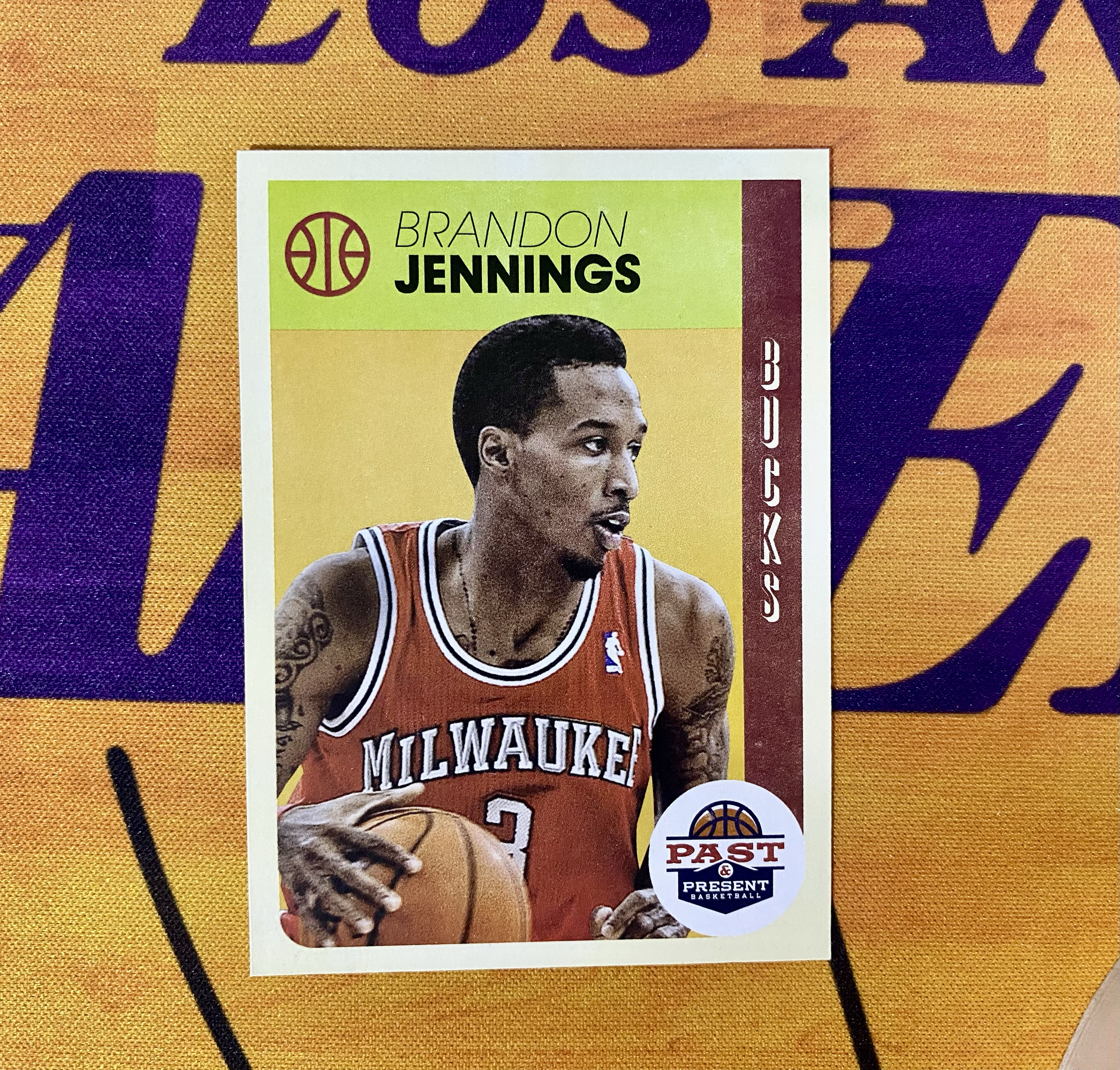 2023-24 Panini Past and Present Brandon Jennings 布蘭登 詹寧斯 雄鹿 熱門球員 湊套 專收必備 卡品如圖 收藏佳品 有問題拍前私聊 拍后詢問默認不處理