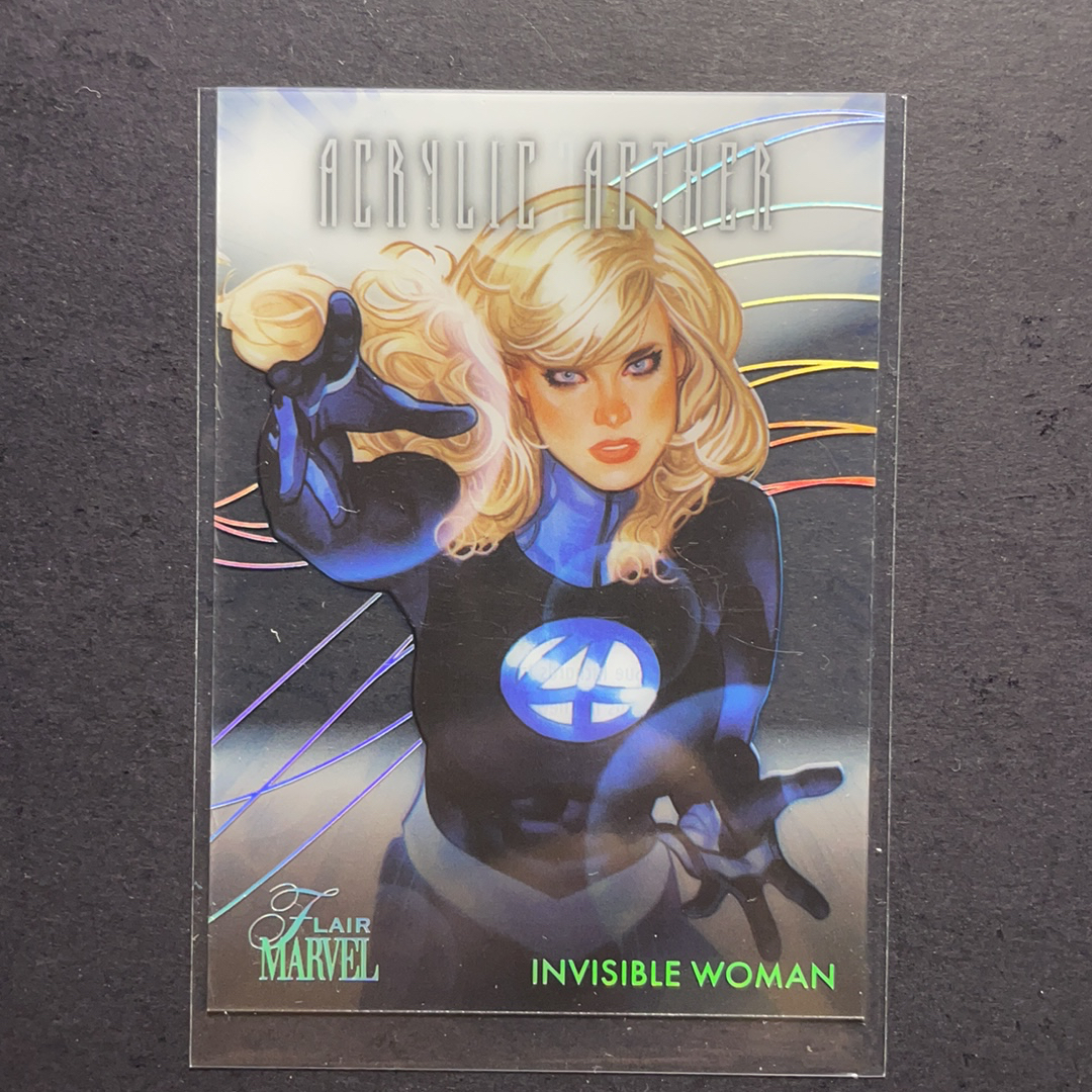 2024 Fleer Marvel (MCU) Flair天赋 隐形女 透明胶片特卡 盒配插放 序号AA13 2024 漫威漫画Fleer Flair Marvel天赋绝版系列