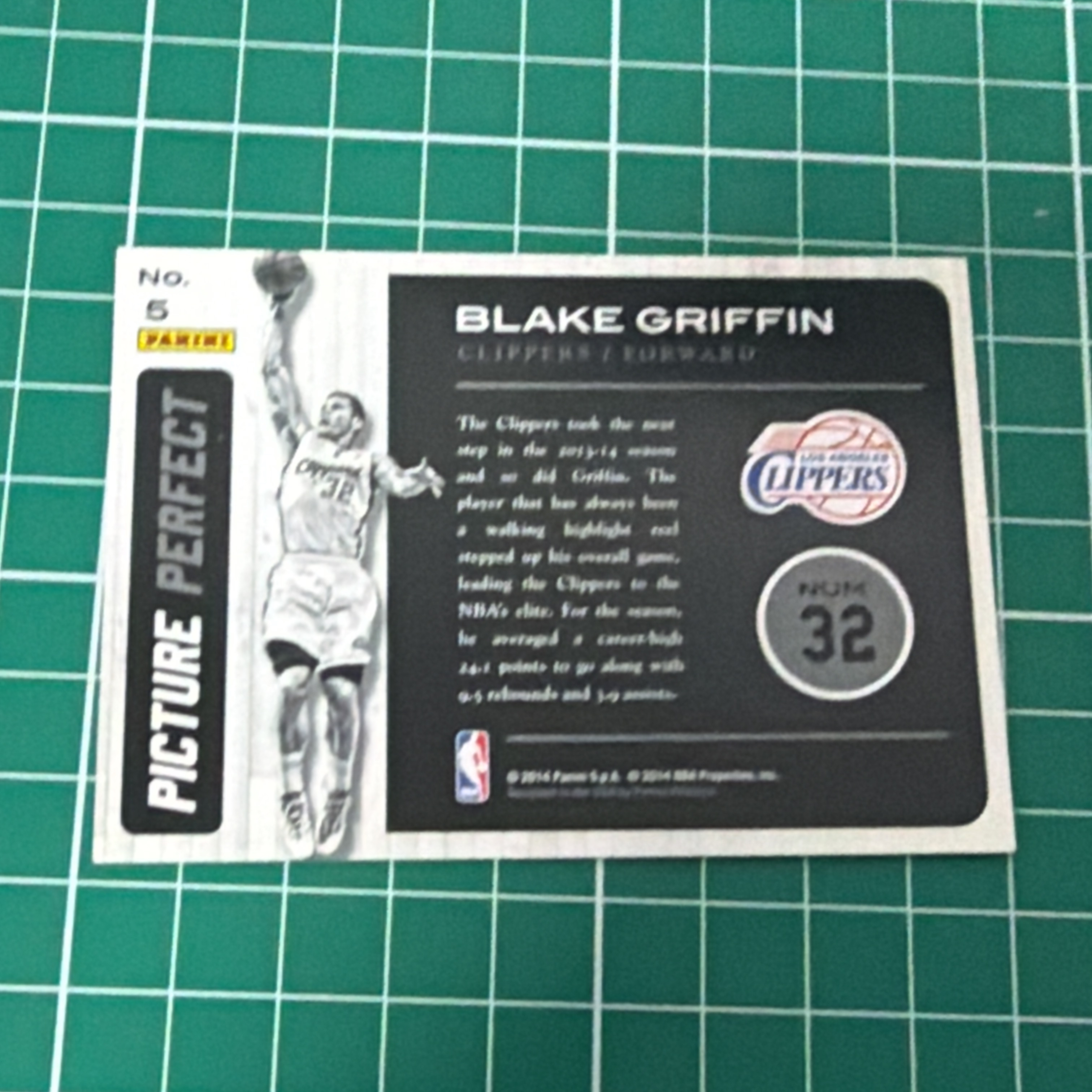 2014-15 Panini Americana Blake Griffin S.p.a. 布雷克格里芬 给力芬 picture perfect 大头特卡闪卡 精美选图 多年老卡 绝版卡 稀有大比例