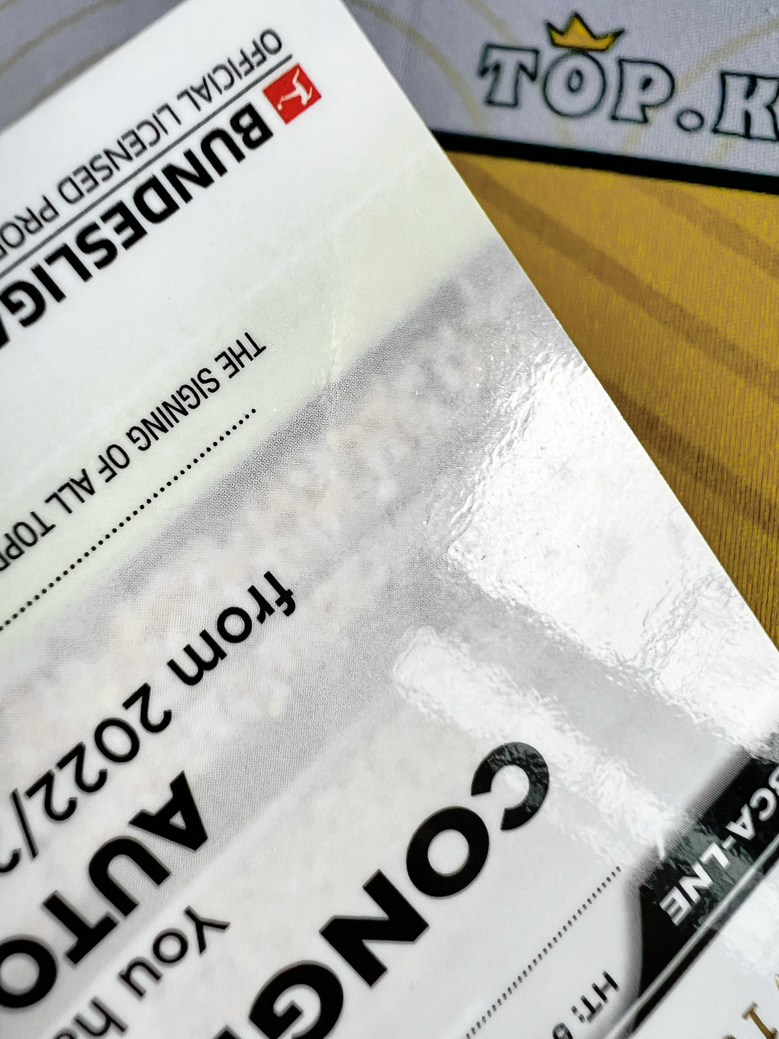 【顶尖卡社】2023 Topps Chrome Luca Netz 德甲 门兴格拉德巴赫 德国 卢卡 内茨 23/150编 签字 完美签 粉折 详情看描述 瑕疵如图【Lawson】