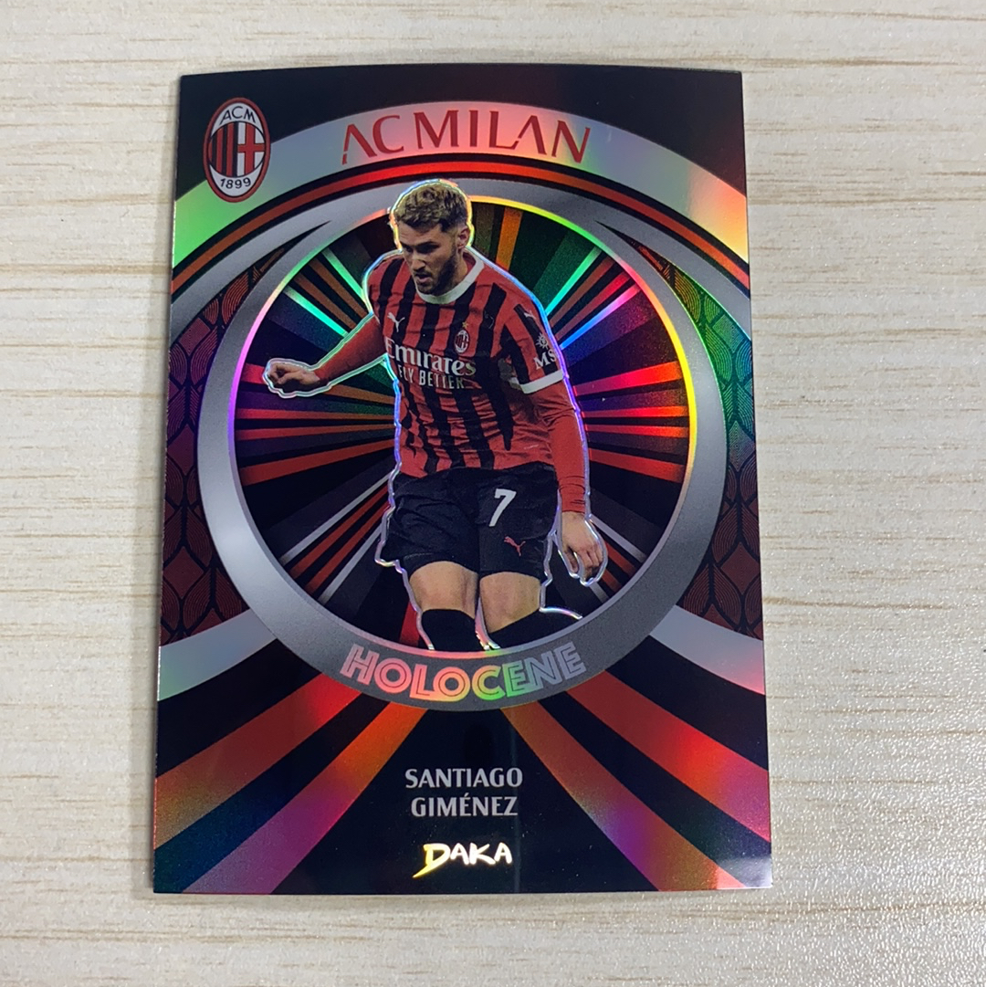 【小牛代拍】2024-25 DAKA AC米兰队盒 santiago gimenez 意甲 圣地亚哥 吉梅内斯 75编 收藏必备 卡品如图(威哥)