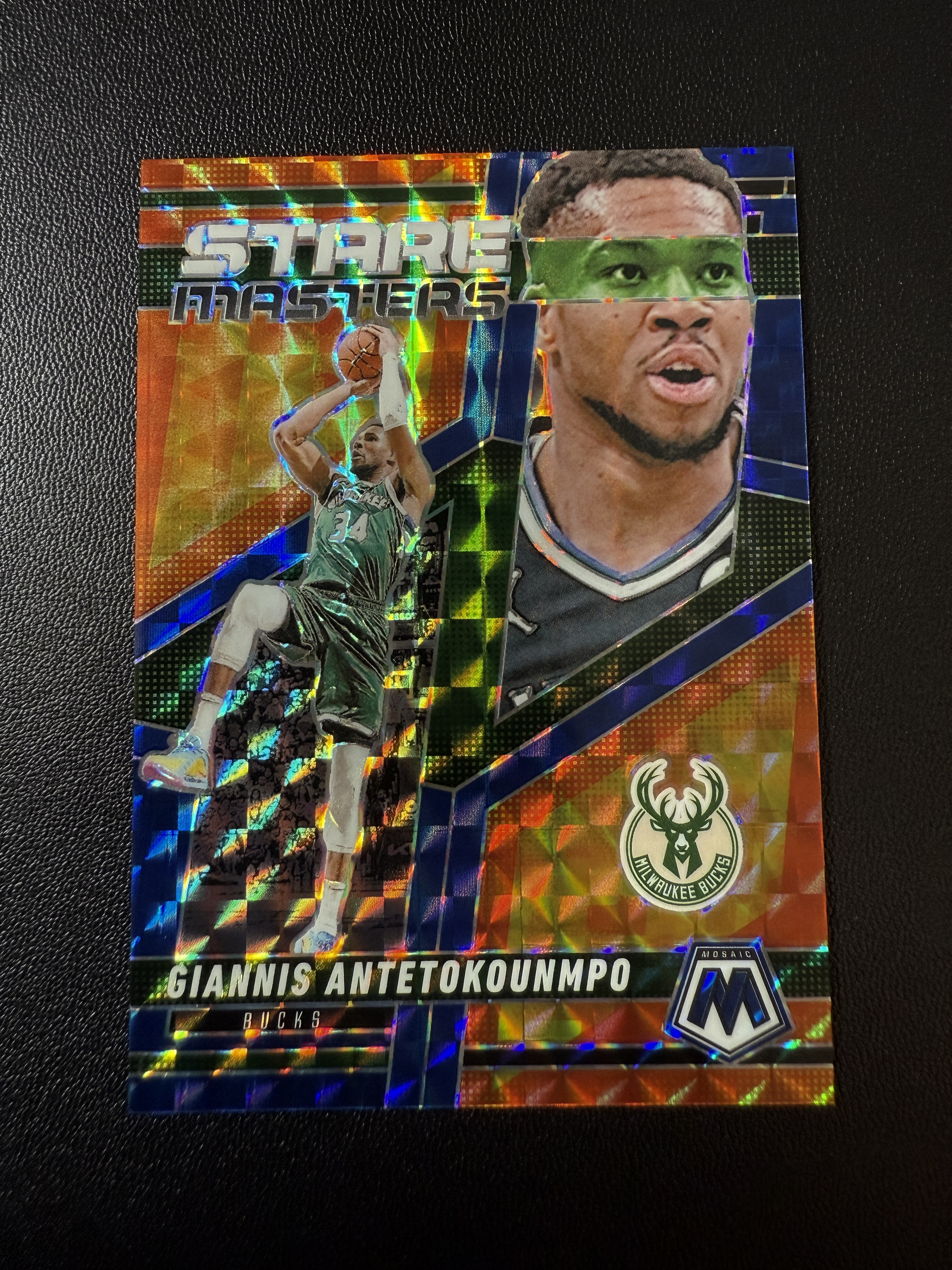 2024-25 Panini Mosaic Giannis Antetokounmpo 马赛克 凝视大师特卡 雄鹿 字母哥 阿德托昆博 199编