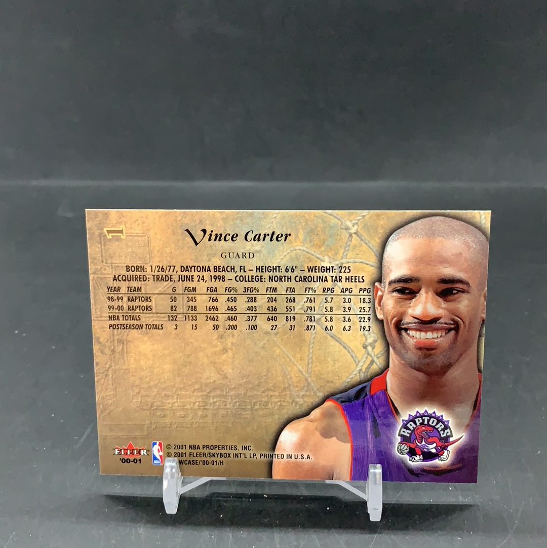 【DC拍卖】11.20. 001 FLEER SHOWCASE 高端系列 实卡美如画 四大分卫之一 名人堂巨星 NBA历史最强扣将 半人半神 文斯 卡特