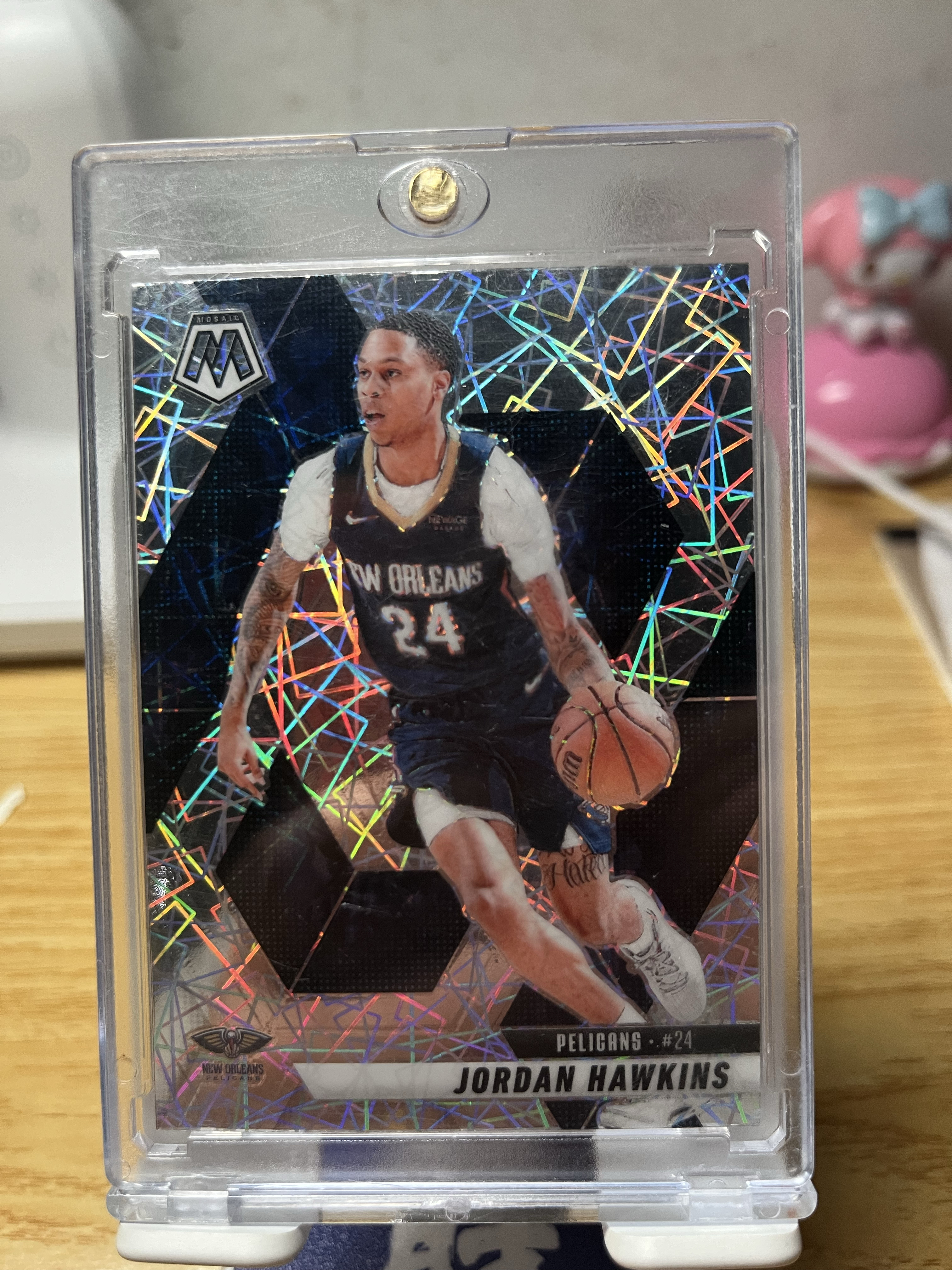 A3 2024-25 Panini Mosaic Jordan Hawkins 超帅 镭射折 特卡 乔丹 霍金斯 鹈鹕时期   卡品如图 收藏必备 凑套必备 卡砖仅供展示