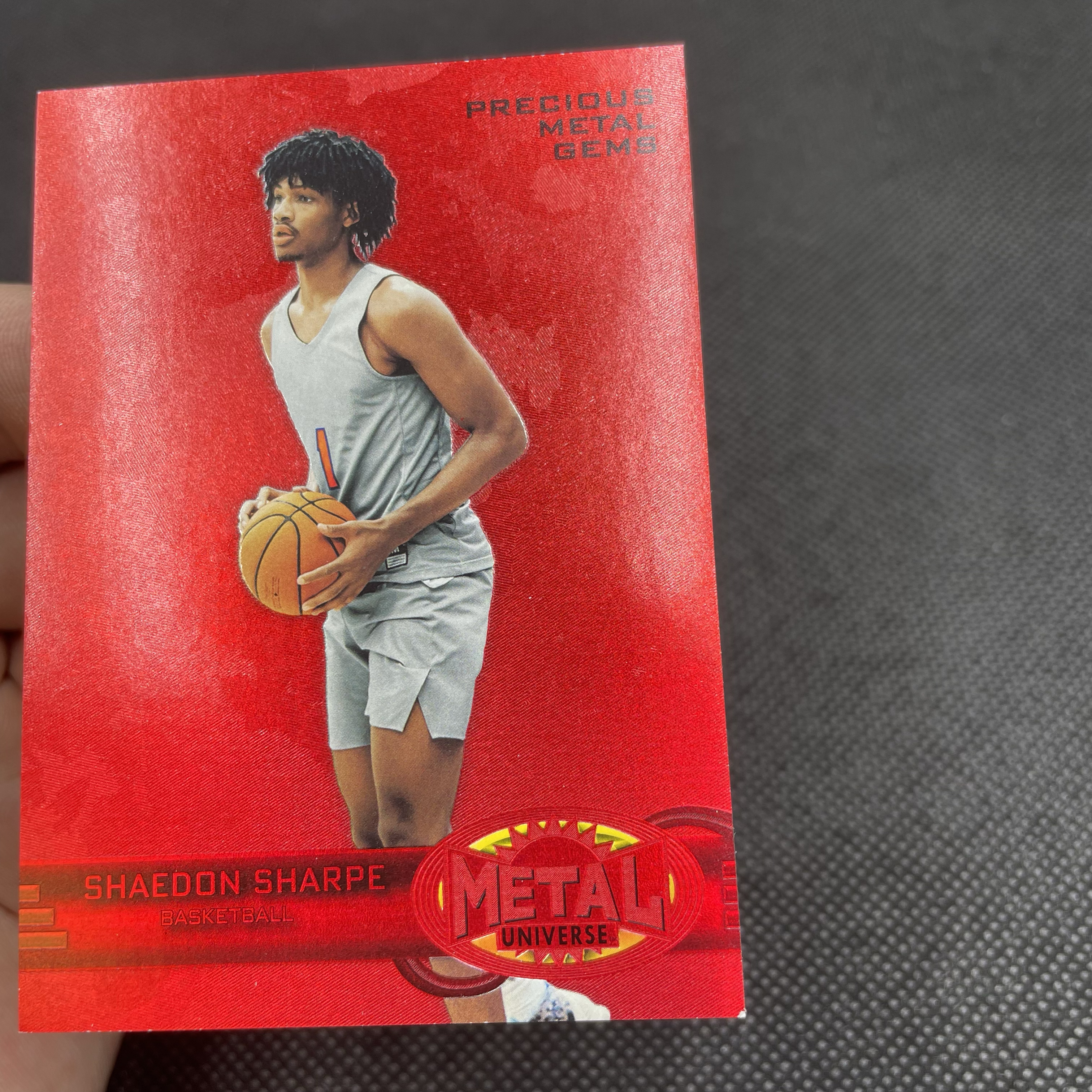 2022 SkyBox Metal Universe Shaedon Sharpe RC 金属宇宙 开拓者 新秀 谢登 夏普 072/100编 红宝石 红宝 PMG 顶级复刻老特 第二张 品如图 wy