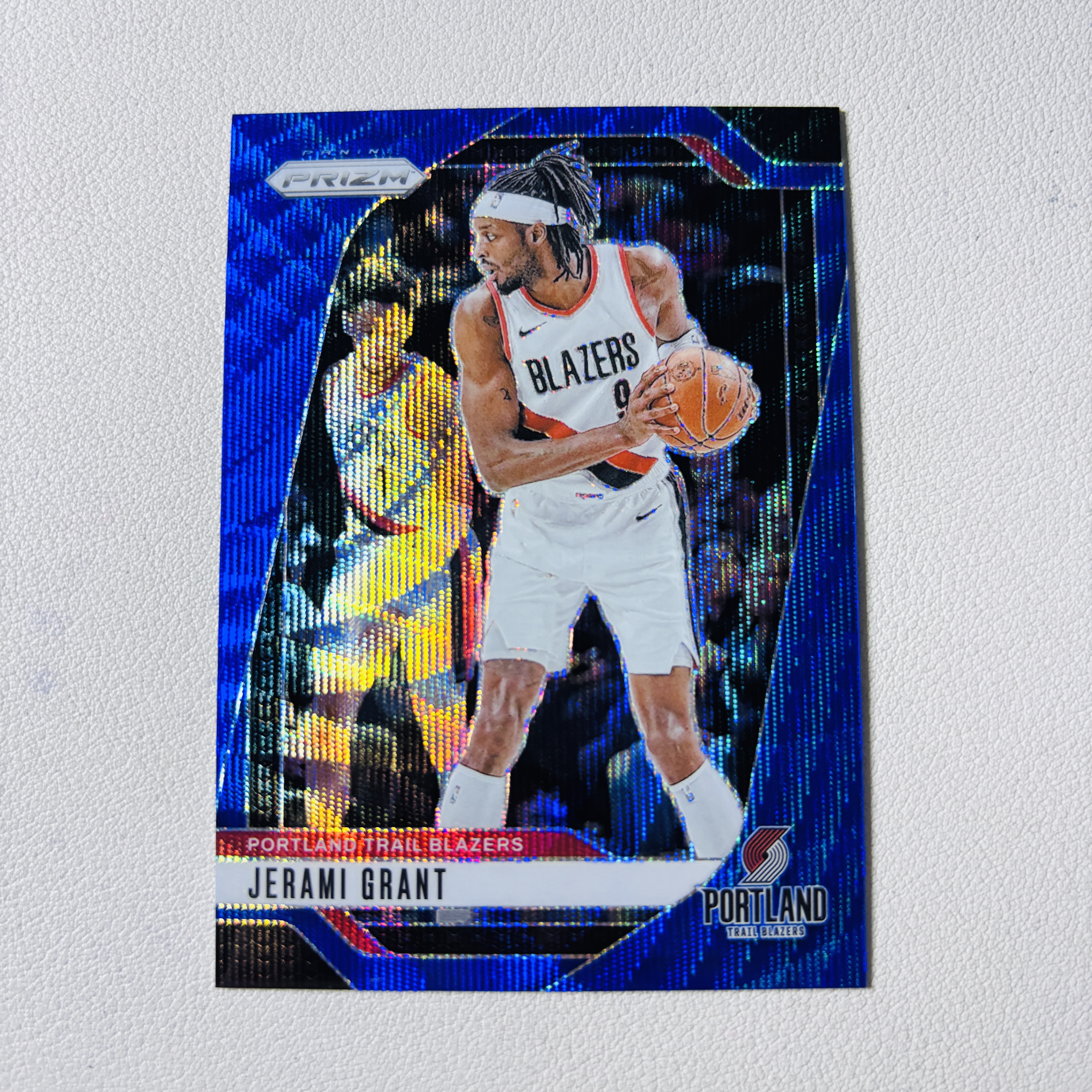 2024-25 Panini Prizm Jerami Grant 【 代卖私信 】折射 蓝波纹折 特卡 087/125编 隔天订单不合并 #月野兔#