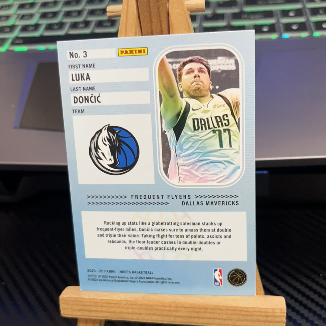 2024-25 Panini NBA Hoops Luka Doncic 卢卡 东契奇 独行侠 hoops系列 卡品如图 凑图必备 值得收藏!免费代卖!