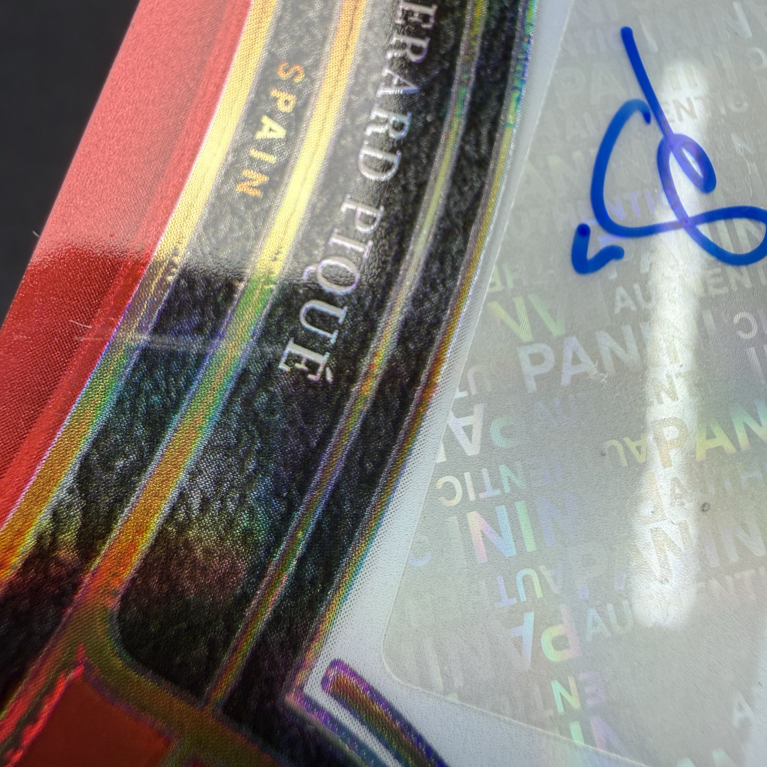 2024-25 Panini Select Gerard Piqué 【SC拍卖】FIFA 皮克 西班牙 红折 签字 瑕疵如图收藏必备(david徐)