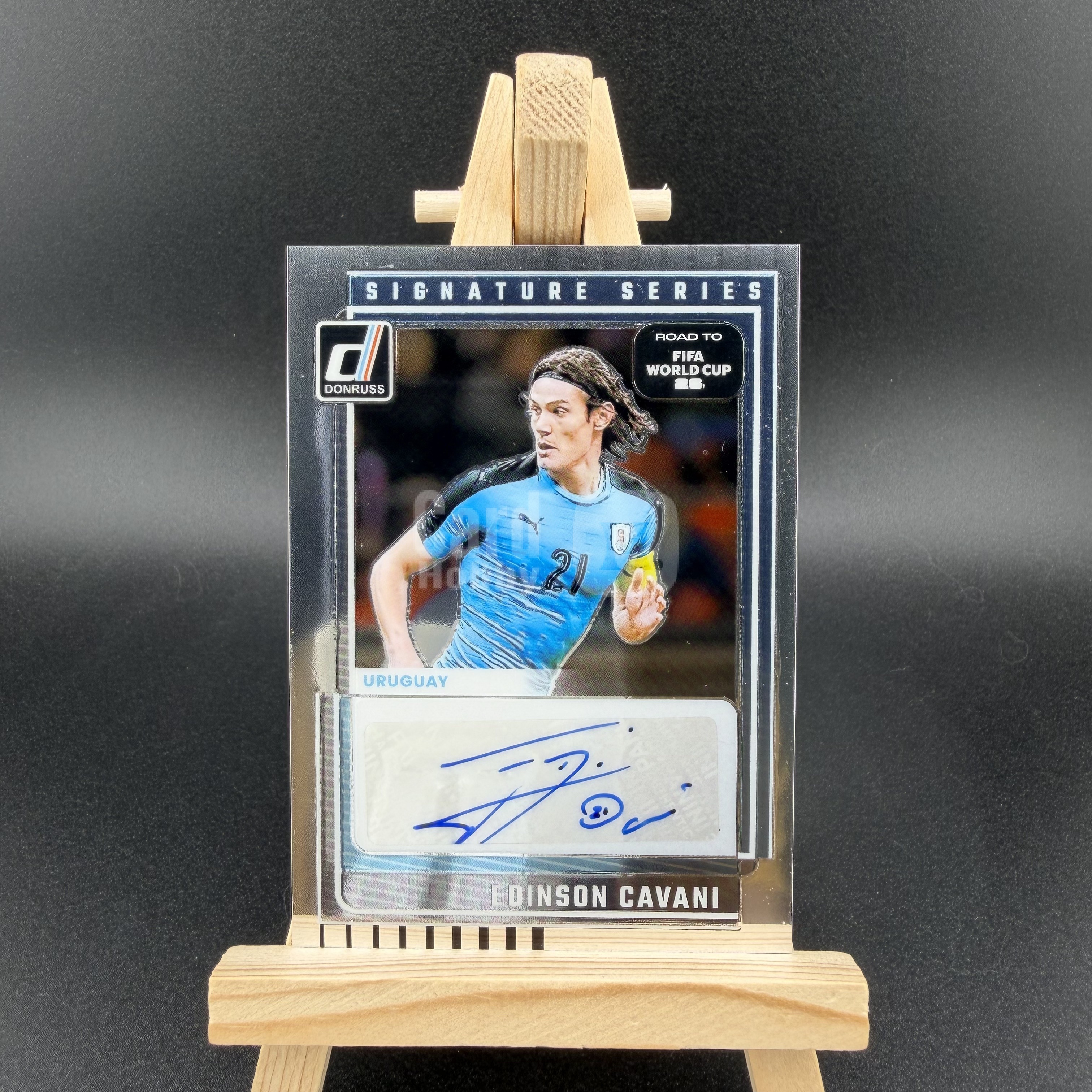 2025-26 Panini Donruss Road to World Cup Edinson Cavani 世界杯 乌拉圭 巴黎圣日耳曼 曼联 埃丁森 卡瓦尼 签字 卡品如图 【陌浪小程】