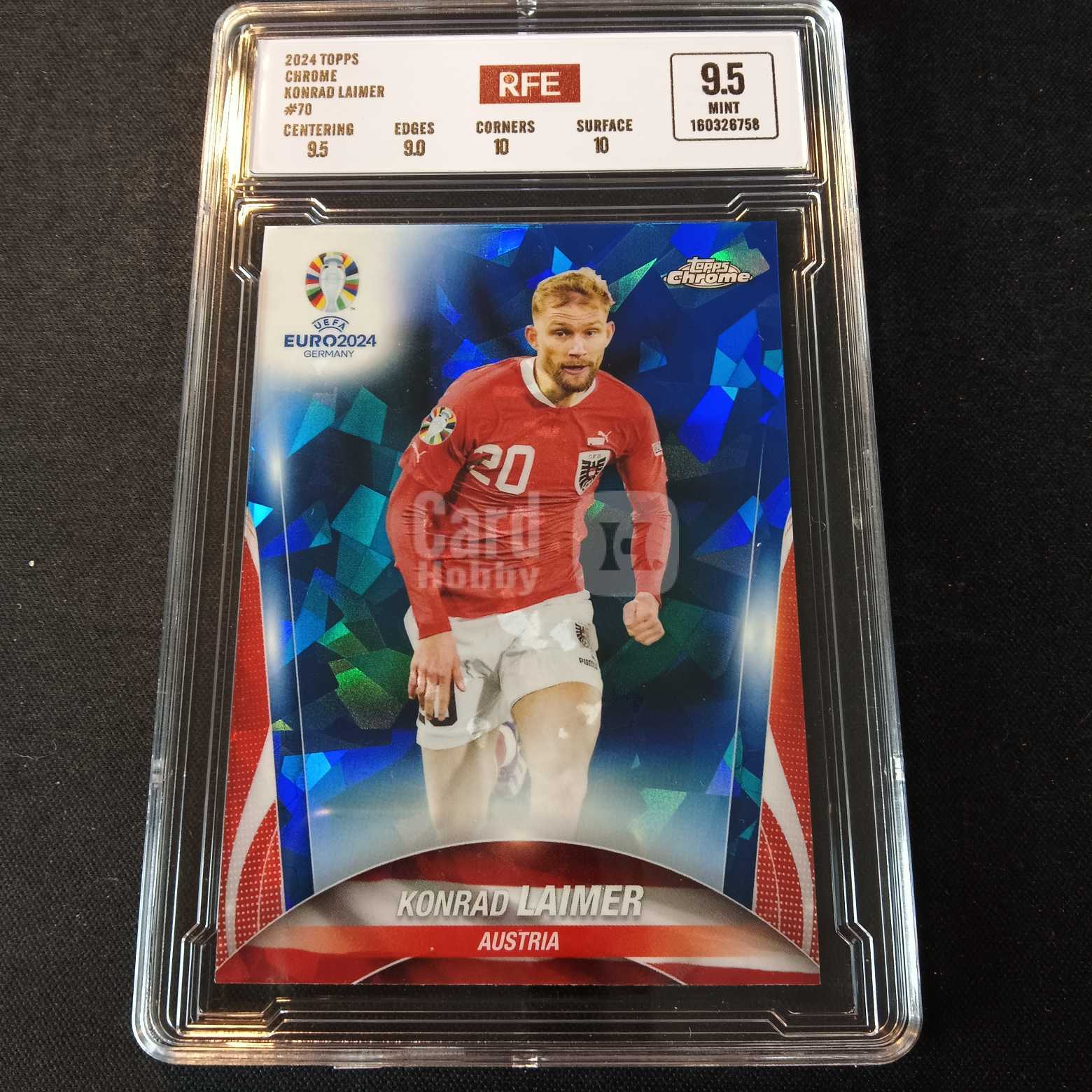 2024 Topps Chrome 莱默尔 评级卡 奥地利 蓝宝石 实卡精美稀有 品质保障 投资收藏必备 保值回购 详情见说明 【蓝色星球】