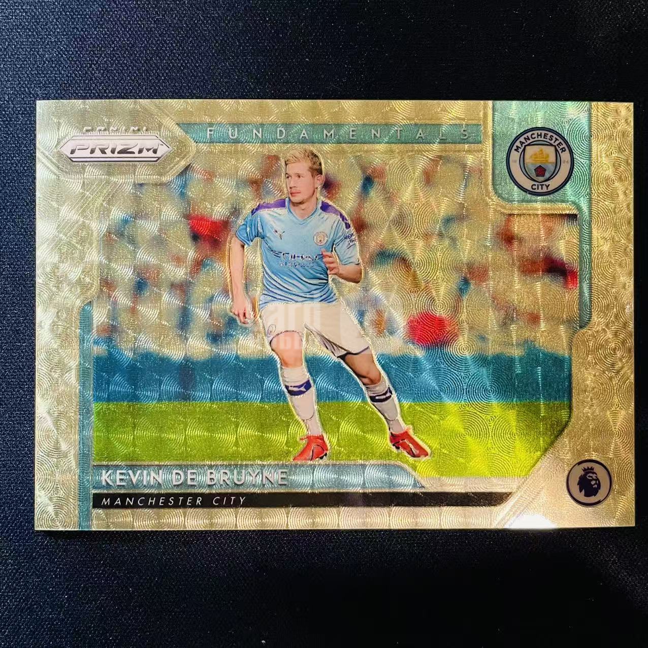 2019-20 Panini Prizm Premier League 英超pz 元年 凯文 德布劳内 De Bruyne 丁丁 3/5编 超低编 爆金折 比利时2026世界杯领军核心 曼城 传奇中场 瑕疵如图 洛北拍卖 XV总5107N