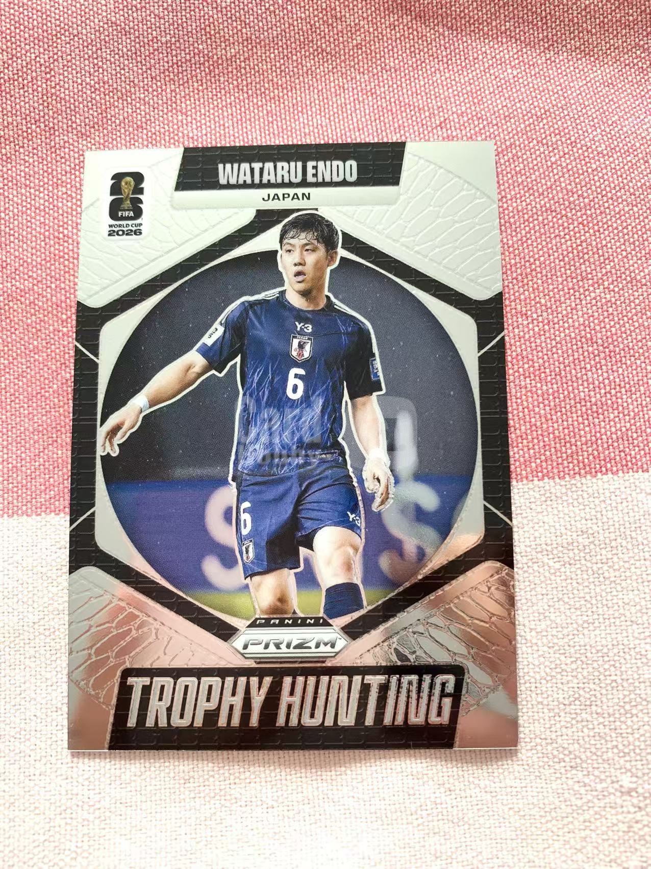 2026 Panini Prizm Wataru Endo 世界杯PZ 日本 远藤航 Trophy Hunting 特卡 base 万物