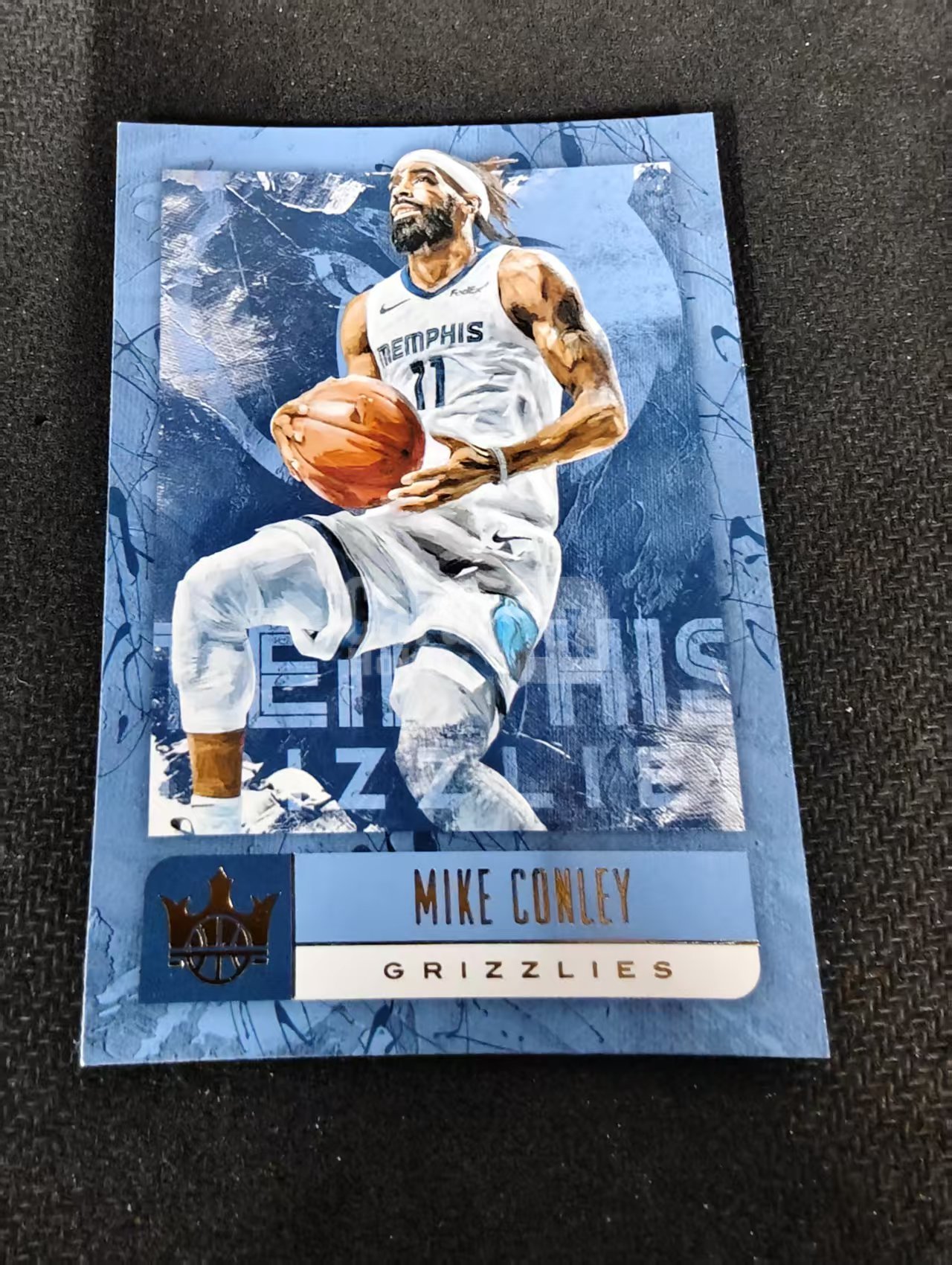 2018-19 panini court kings mike conley 油画 灰熊 迈克 康利 划痕 边角瑕疵 #23