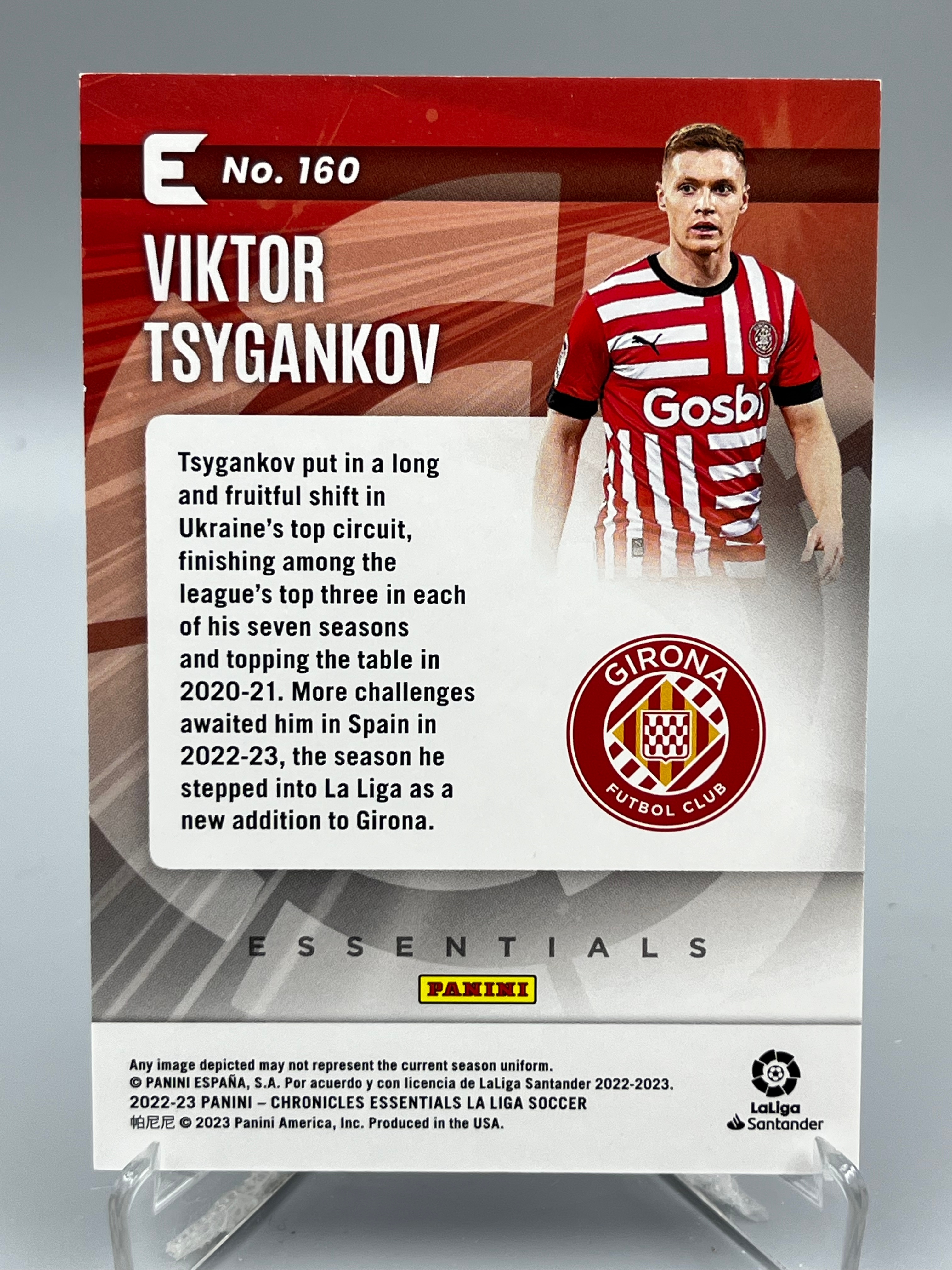 2022-23 Panini Chronicles Viktor Tsygankov 西甲 编年史 维克托 齐甘科夫 49/49编 尾编 赫罗纳 电路板 蓝折 凑套 收藏必备【暴富 巧儿】y