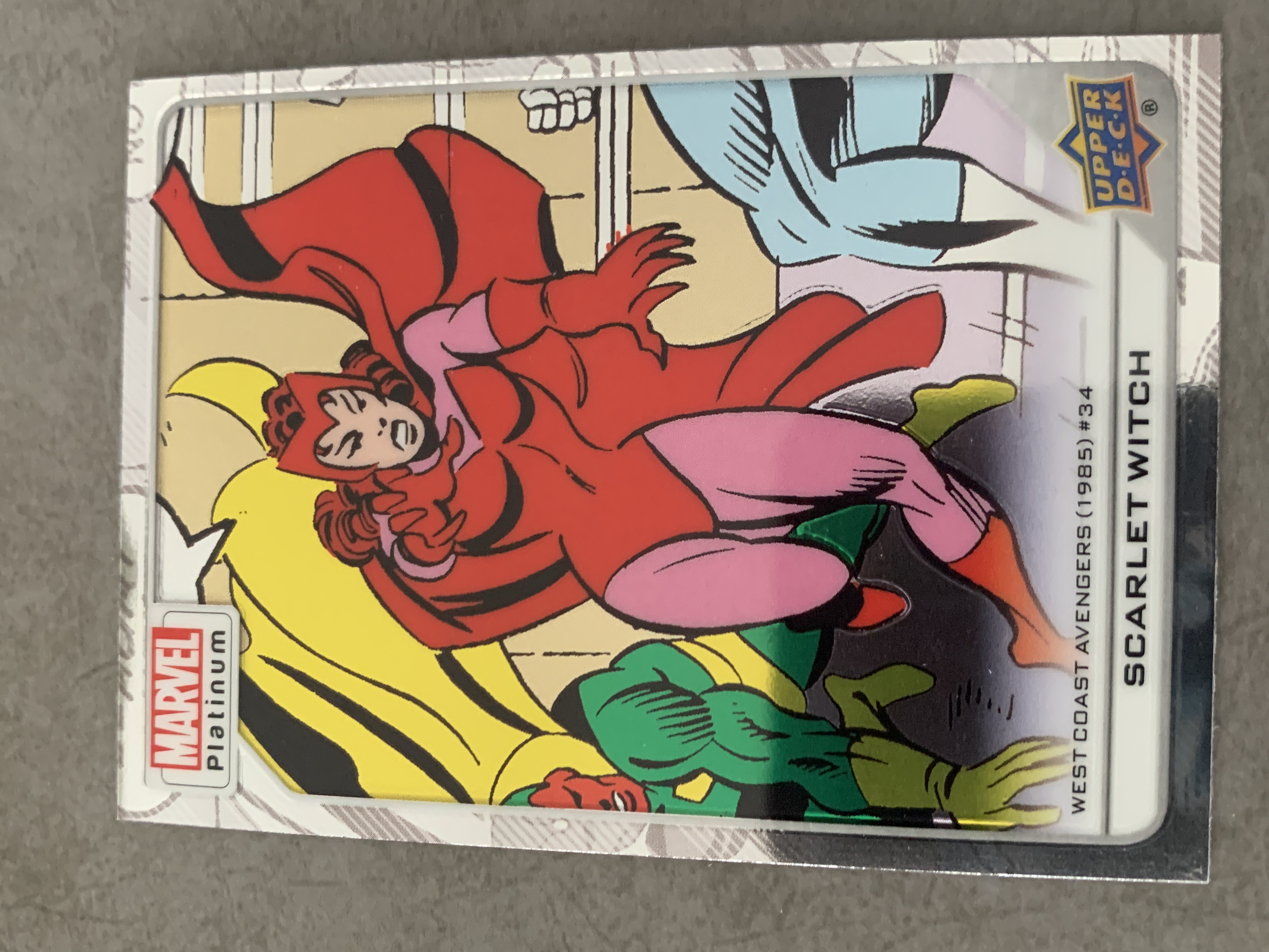 (A8) 2022 UPPER DECK 漫威 BASE 绯红女巫 实卡好看 收藏凑套必备 卡品如图 !!!