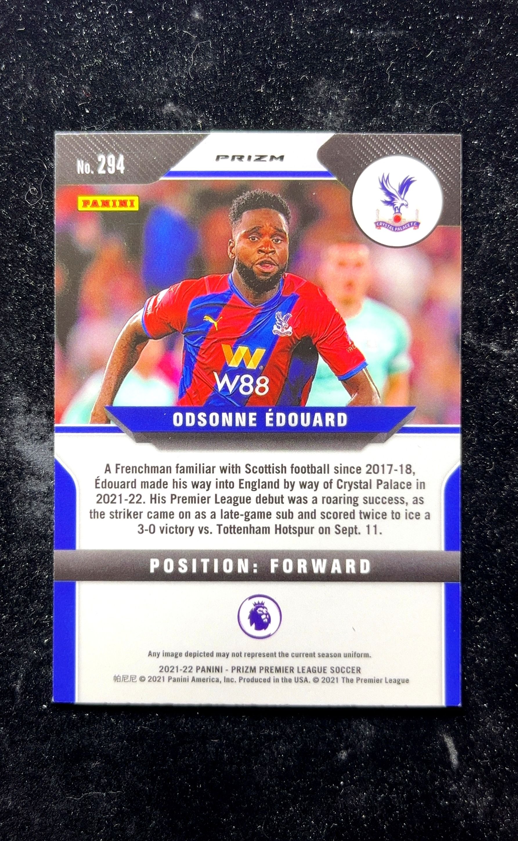 【小白1%代卖】2021 Panini Prizm Rookie 新秀 Odsone Edouard 奥多伊 绿Wave折 折射 新秀 RC 卡品如图 高价值 #294 Crystal 0625
