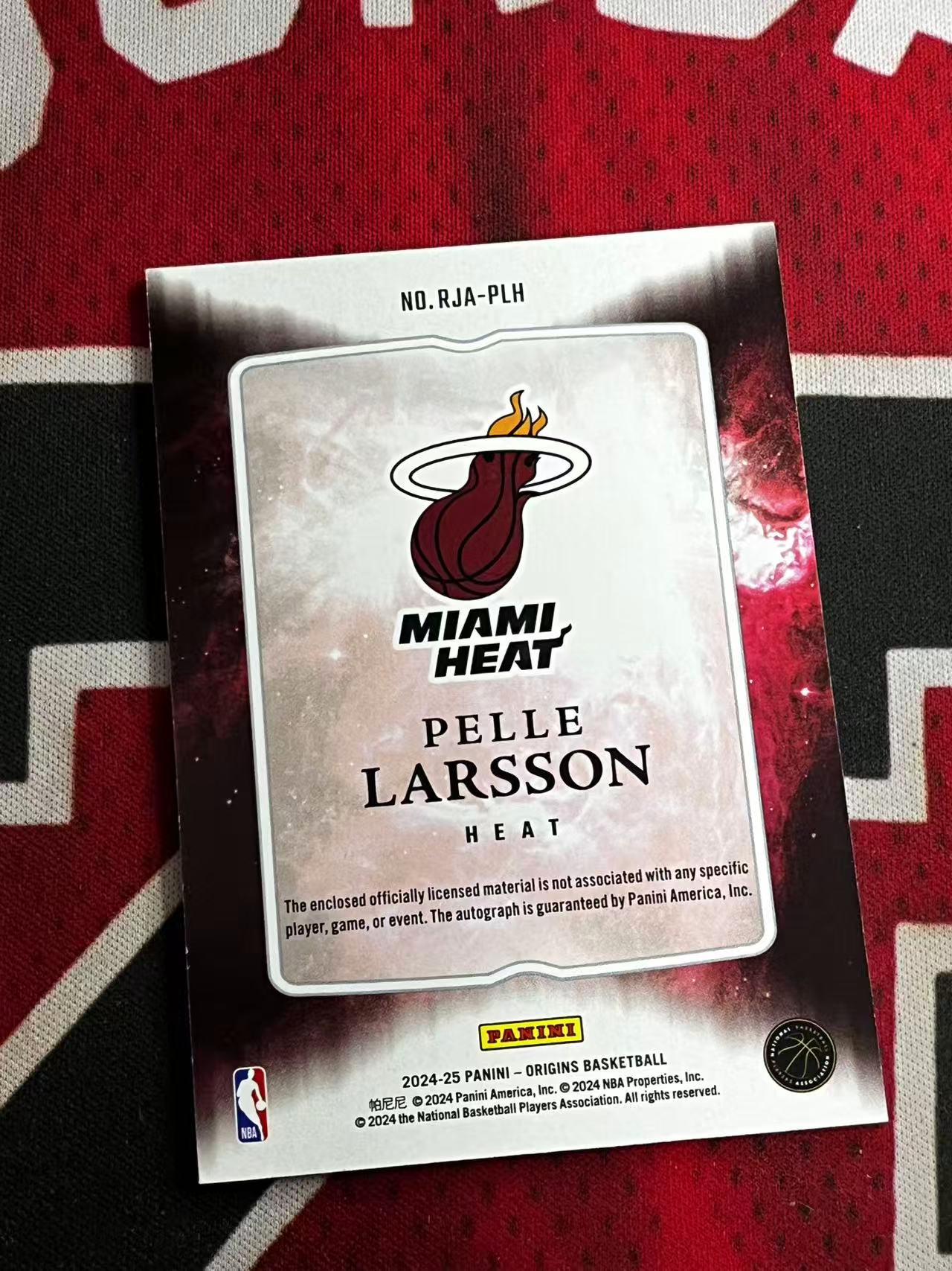 【接寄拍】2024-25 PANINI ORIGINS 起源系列 热火 新秀RC 佩莱拉尔森 拉尔松 RJA 新秀球衣物料切割签字卡专收凑套必备【烂臭嘴拍卖】