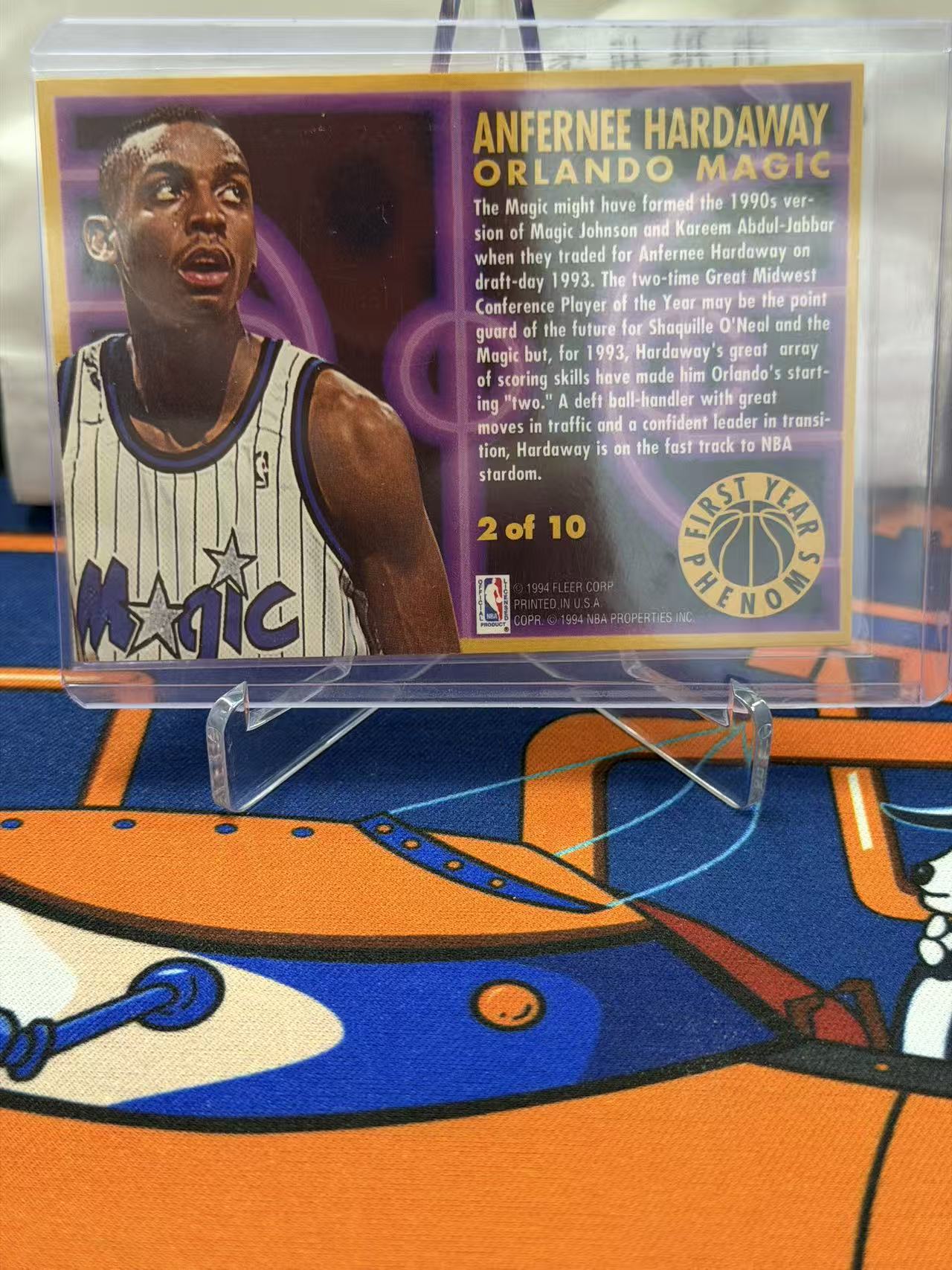 1994 Fleer Corp Anfernee Hardaway RC 安芬尼 哈达威/便士 奥兰多魔术队 RC新秀 First Year Phenoms特卡 2/10编 卡固官方代卖 Gordon