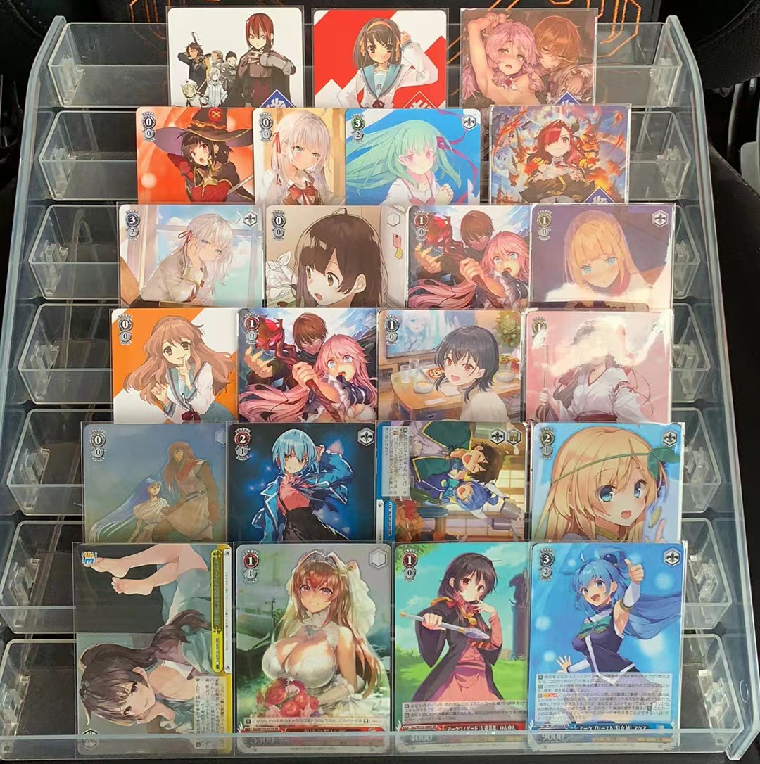 Harito Weiss Schwarz 黑白双翼 日版 角川文库 RRR,SR,RR闪卡 一图打包 收藏必备 喜欢的老板不要错过(不累积)