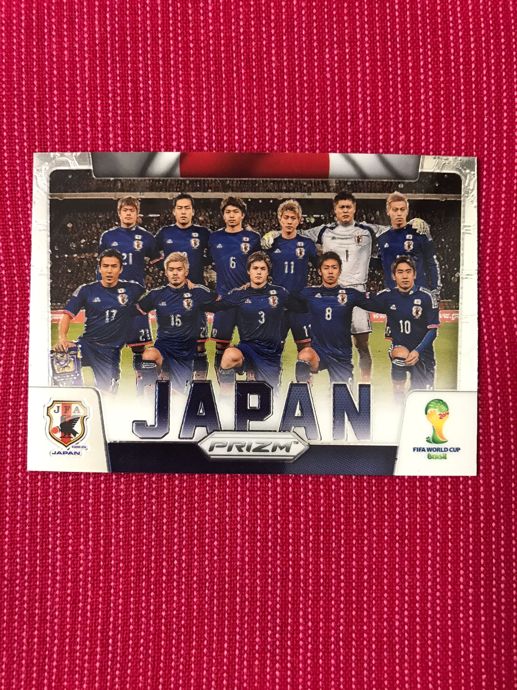 2014 Panini Prizm japan 【宾森光拍卖第191期】World Cup 全家福 特卡 日本 元年世界杯