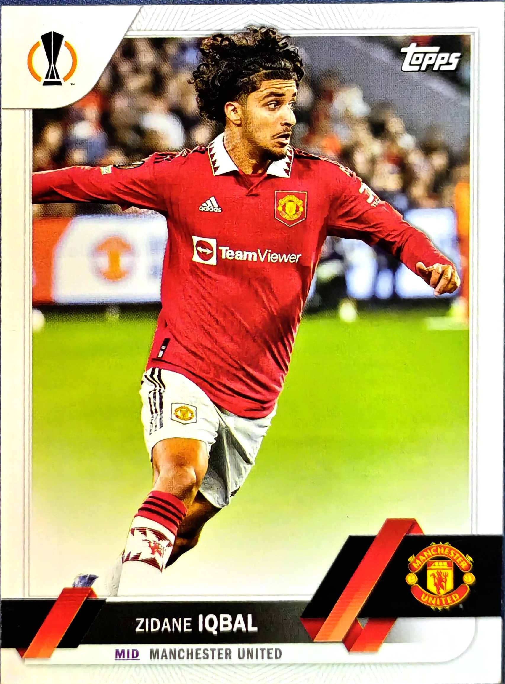 【K代拍】2023 Topps Chrome Zidane Iqbal 齐达内 伊克巴尔 曼联