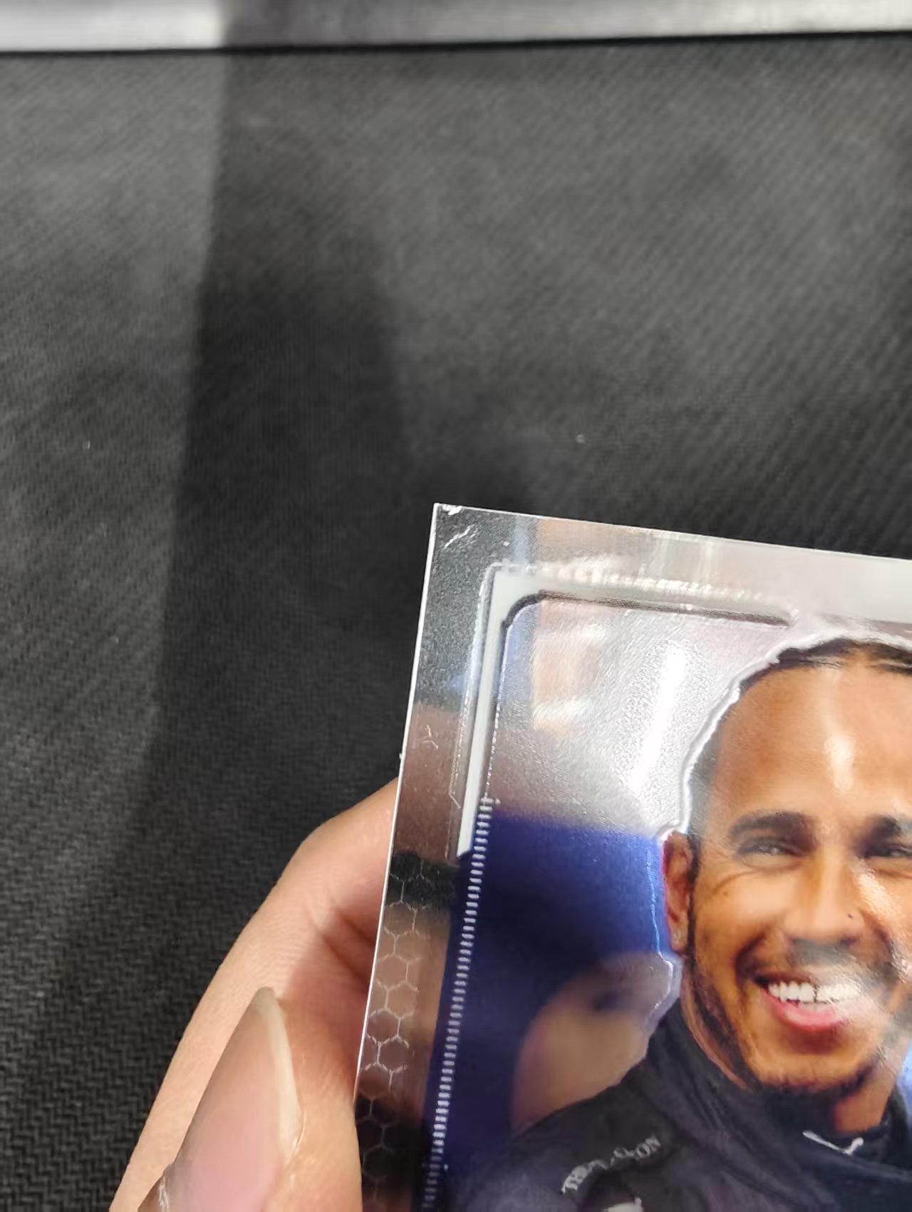 【可合并,不累计】2021 Topps Chrome Lewis Hamilton F1 梅赛德斯奔驰车队 刘易斯 汉密尔顿 划痕 边角瑕疵 #50